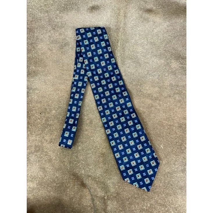 Ermenegildo Zegna Ermenegildo Zegna Daisies Silk Tie Floral Made in Italy Size ONE SIZE - 5 Thumbnail