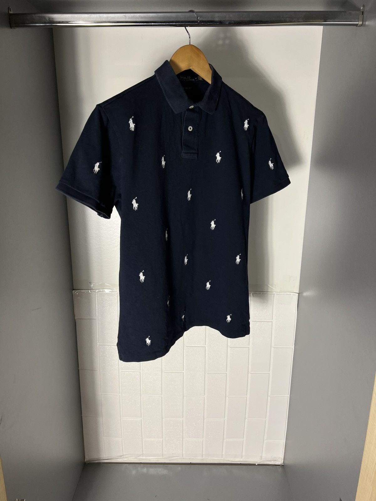 Polo Ralph Lauren VINTAGE POLO RALPH LAUREN MONOGRAM DESIGNER CASUAL Y2K 90s Size US M / EU 48-50 / 2 - 2 Thumbnail