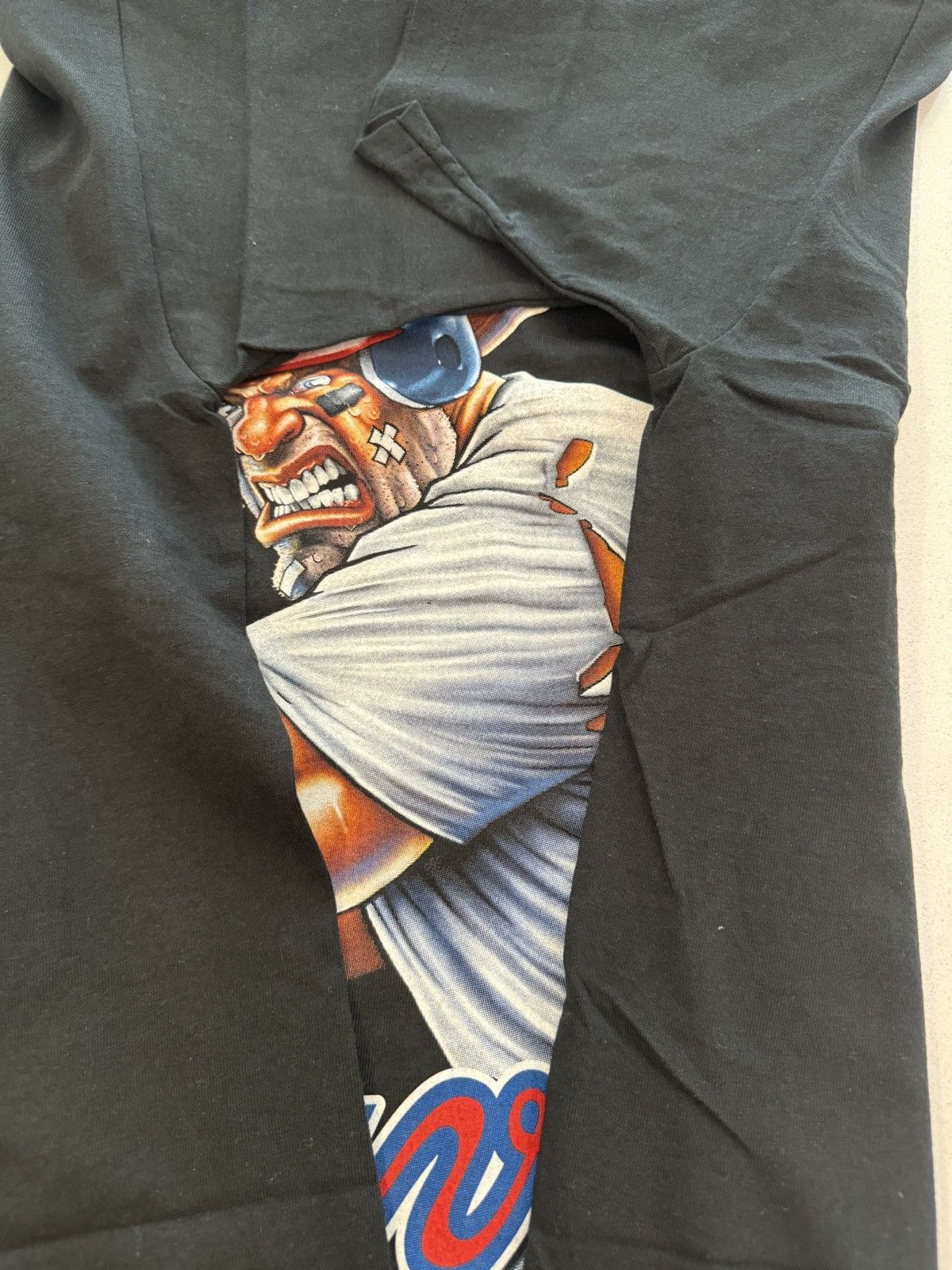 Vintage Vintage 90s Atlanta Braves Roid Rage Liquid Blue Large Size US L / EU 52-54 / 3 - 6 Thumbnail