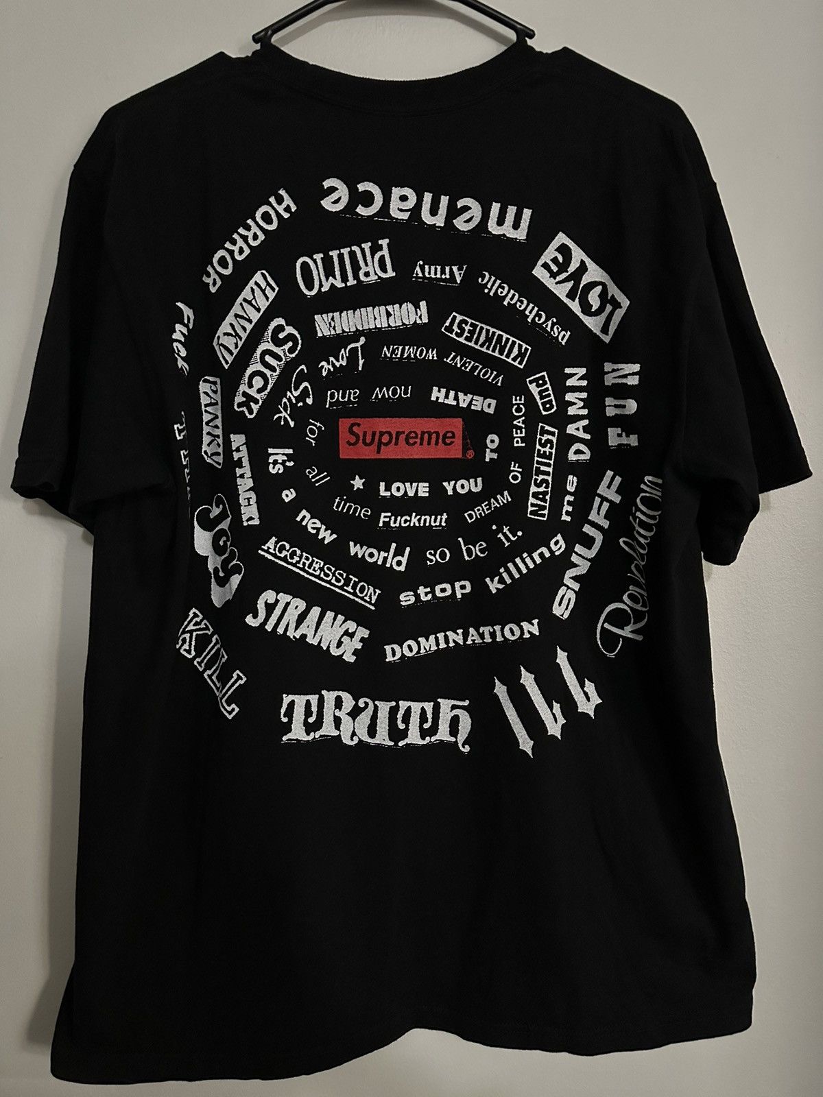 Supreme Supreme Spiral Tee Size US M / EU 48-50 / 2 - 1 Thumbnail