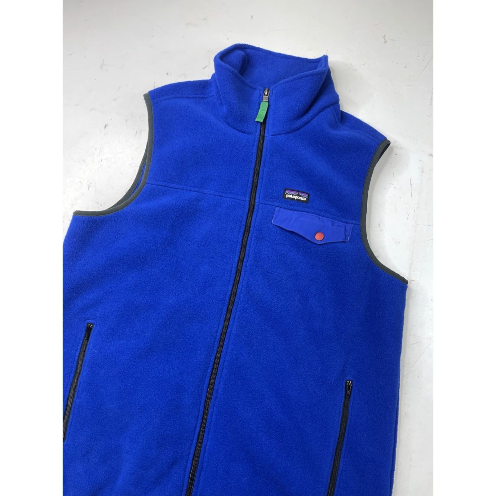 Patagonia Patagonia Synchilla Snap-T Fleece Vest Full Zip Adult Medium Blue Sample Mens Size US M / EU 48-50 / 2 - 2 Thumbnail