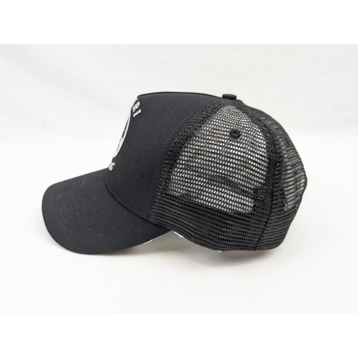 Amiri o1rshd1 Q:5 / Size: OS / Zig Zag Trucker Hat / Cap in Black Size ONE SIZE - 6 Thumbnail