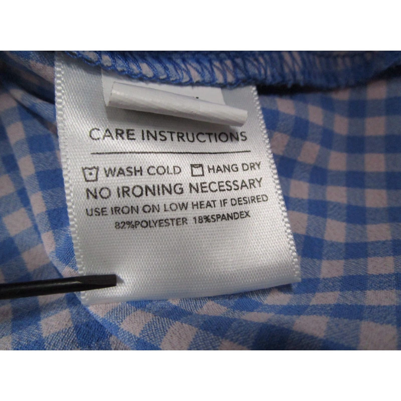 Mizzen+Main Mizzen+Main Shirt Mens Large Blue Check Button-Up Performance Stretch Slim Size US L / EU 52-54 / 3 - 4 Thumbnail