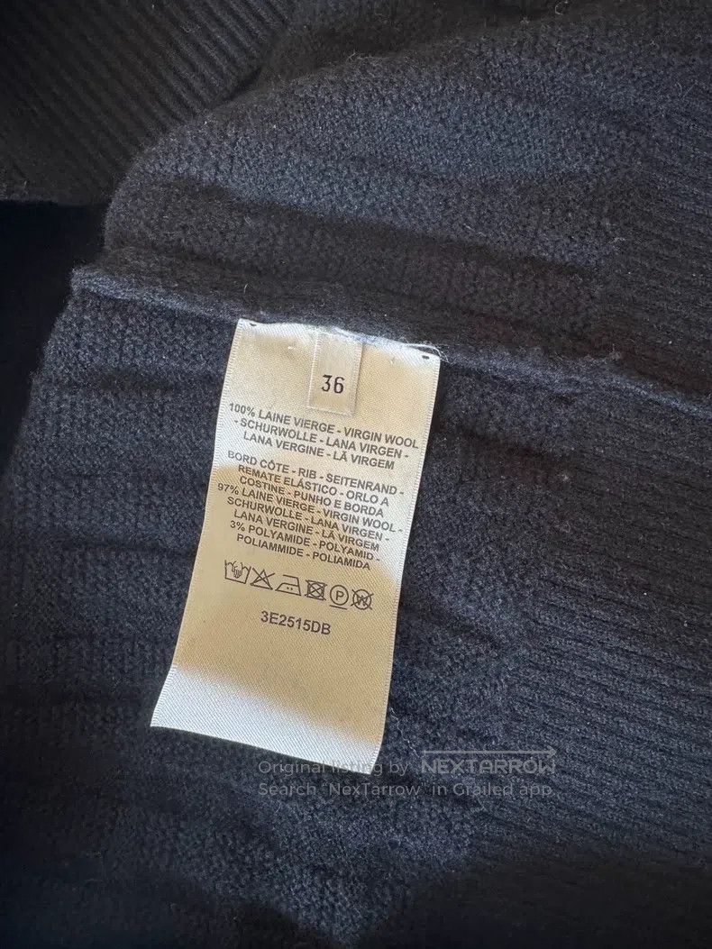 Hermes Hermes Black Short-Sleeve Dress 100% Merino Wool Size XS / US 0-2 / IT 36-38 - 1 Thumbnail