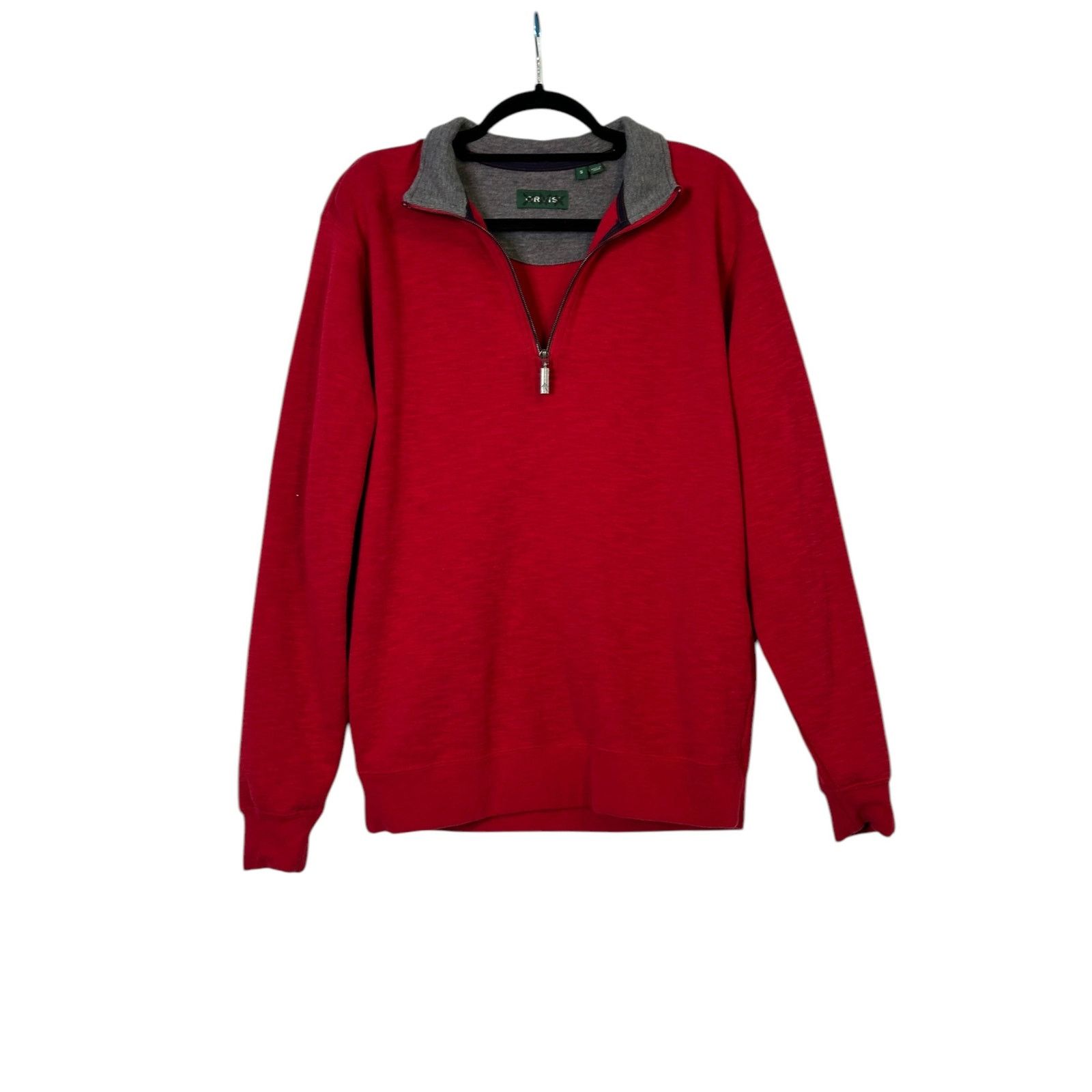 Orvis Orvis red 1/4 zip neck pullover sweater size Small Size US S / EU 44-46 / 1 - 10 Thumbnail