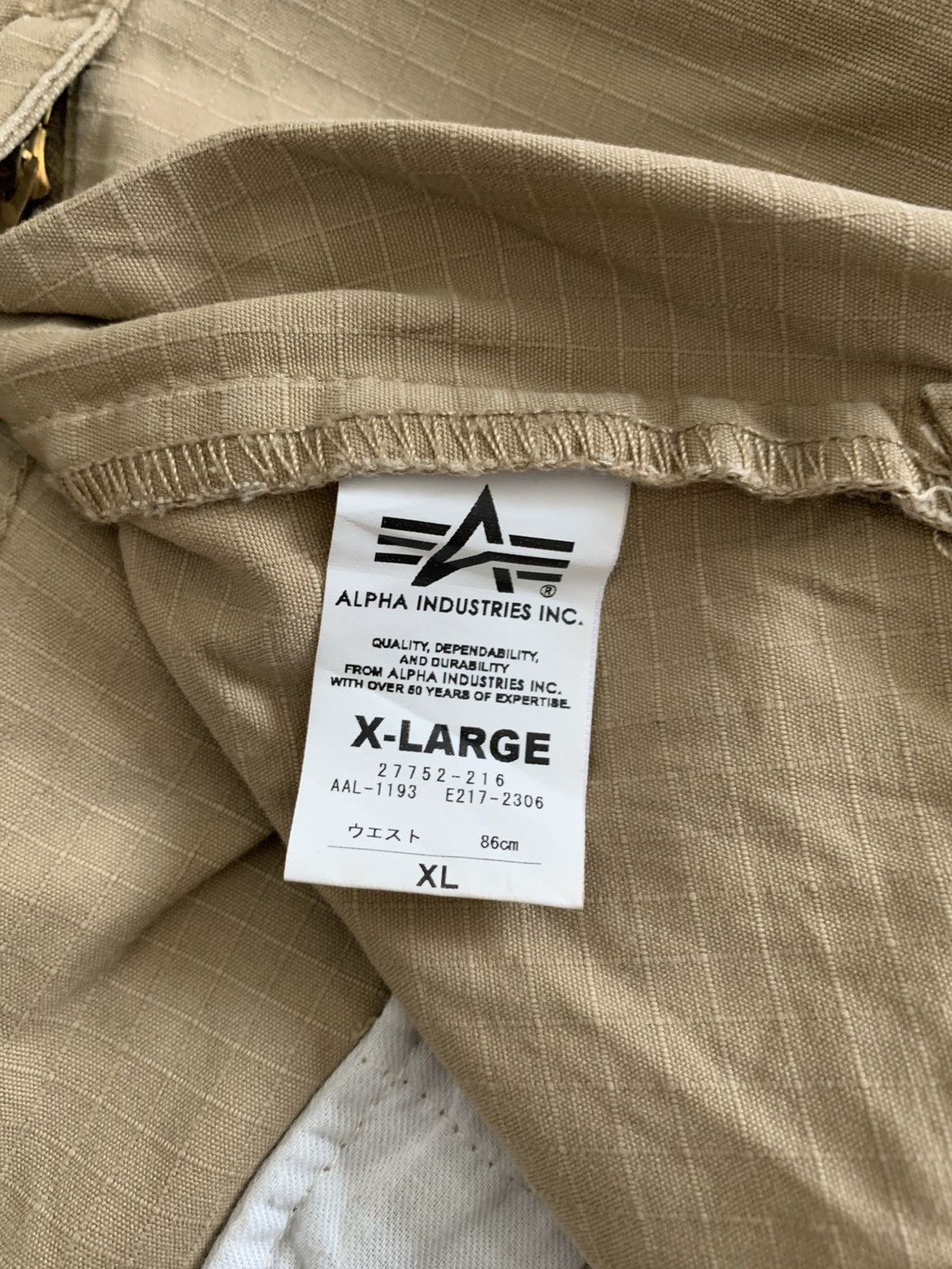 Alpha Industries Alpha Industries Military Poplin Ripstop Cargo Trousers Size US 34 / EU 50 - 5 Thumbnail