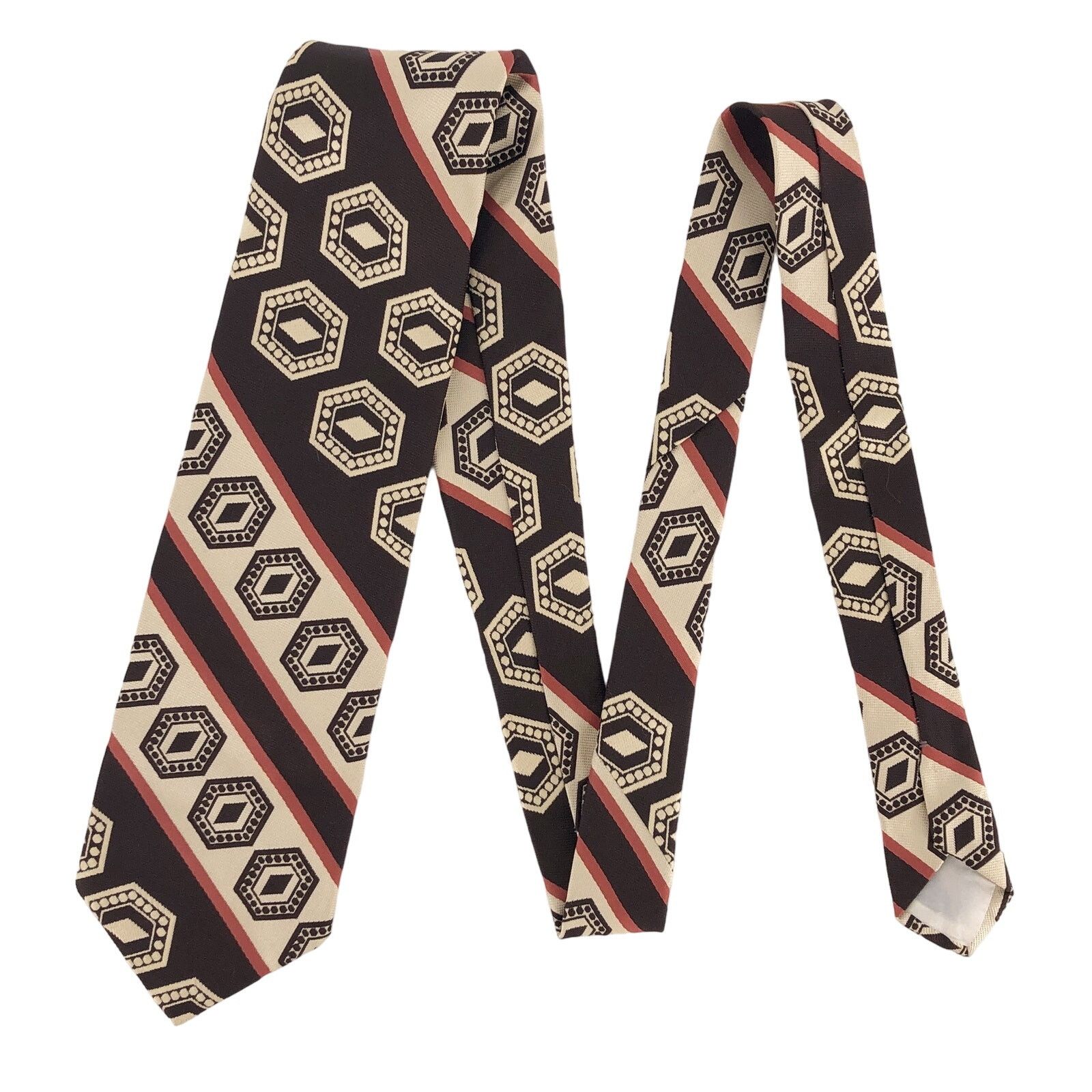 Sears × Vintage 70s wide striped neck tie Sears Men’s Store 1970s vintage Size ONE SIZE - 2 Thumbnail