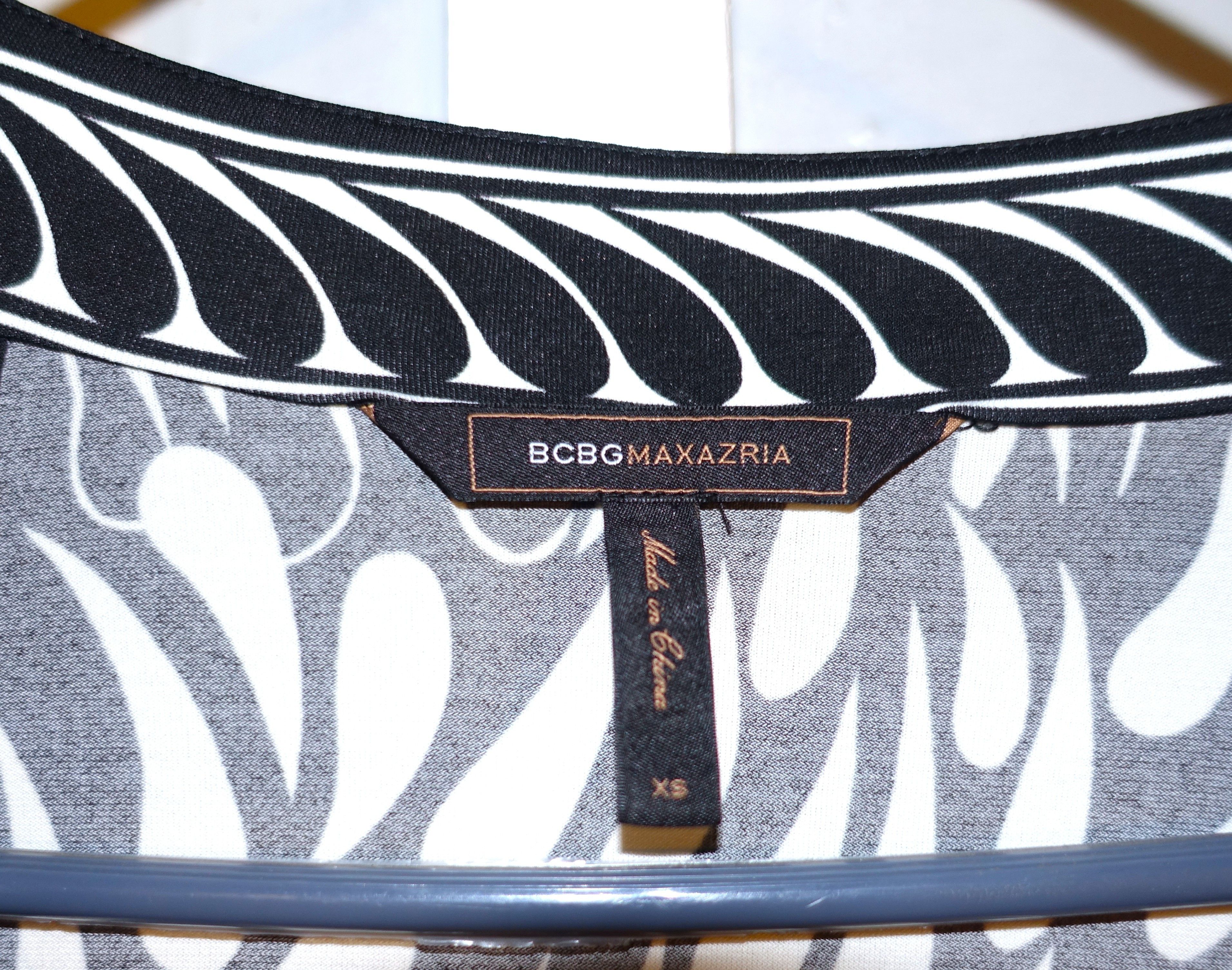 Bcbgmaxazria BCBGMaxazria Black White Dress XS Size XS / US 0-2 / IT 36-38 - 8 Thumbnail