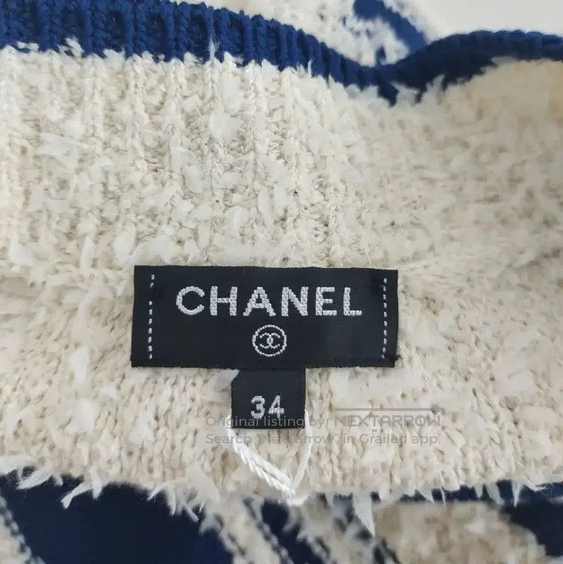 Chanel Chanel White Cotton Skirt for Women . Size 23" - 3 Thumbnail