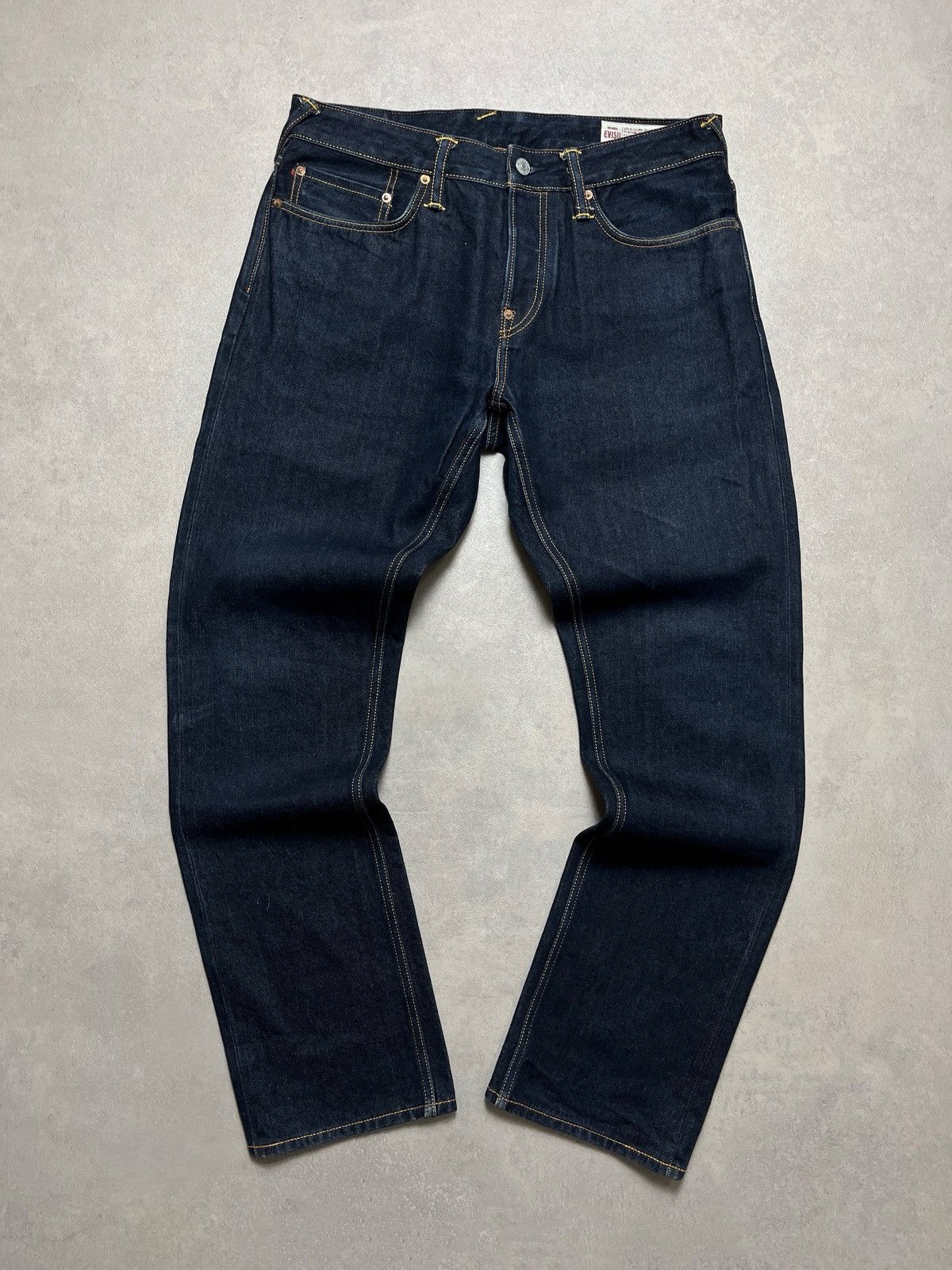 Evisu Evisu Camo Daicock Embroidered Logo Selvedge Denim Jeans Size US 30 / EU 46 - 10 Thumbnail