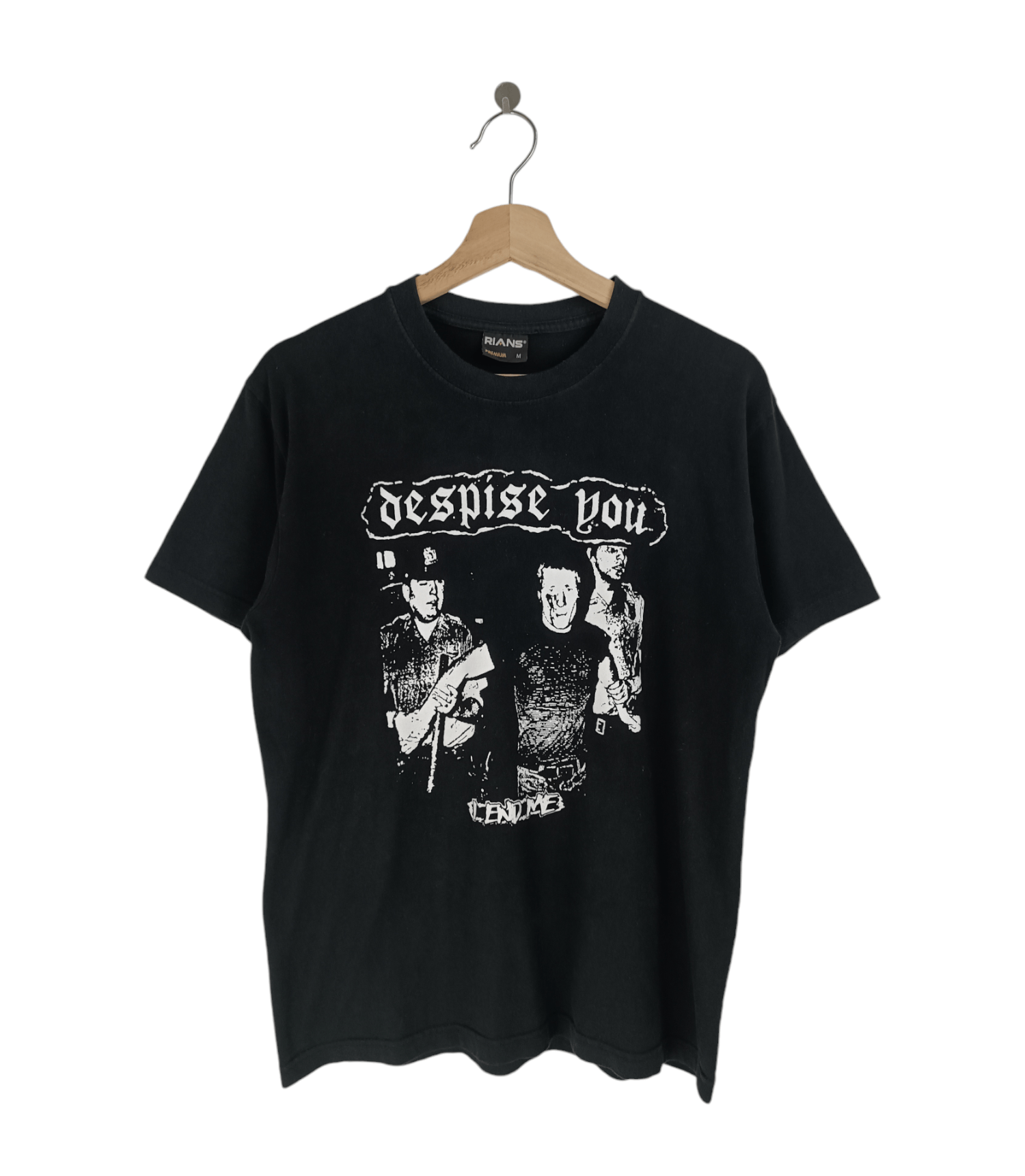 VINTAGE DESPISE YOU 'I END ME' TEE infest spazz hellnation
