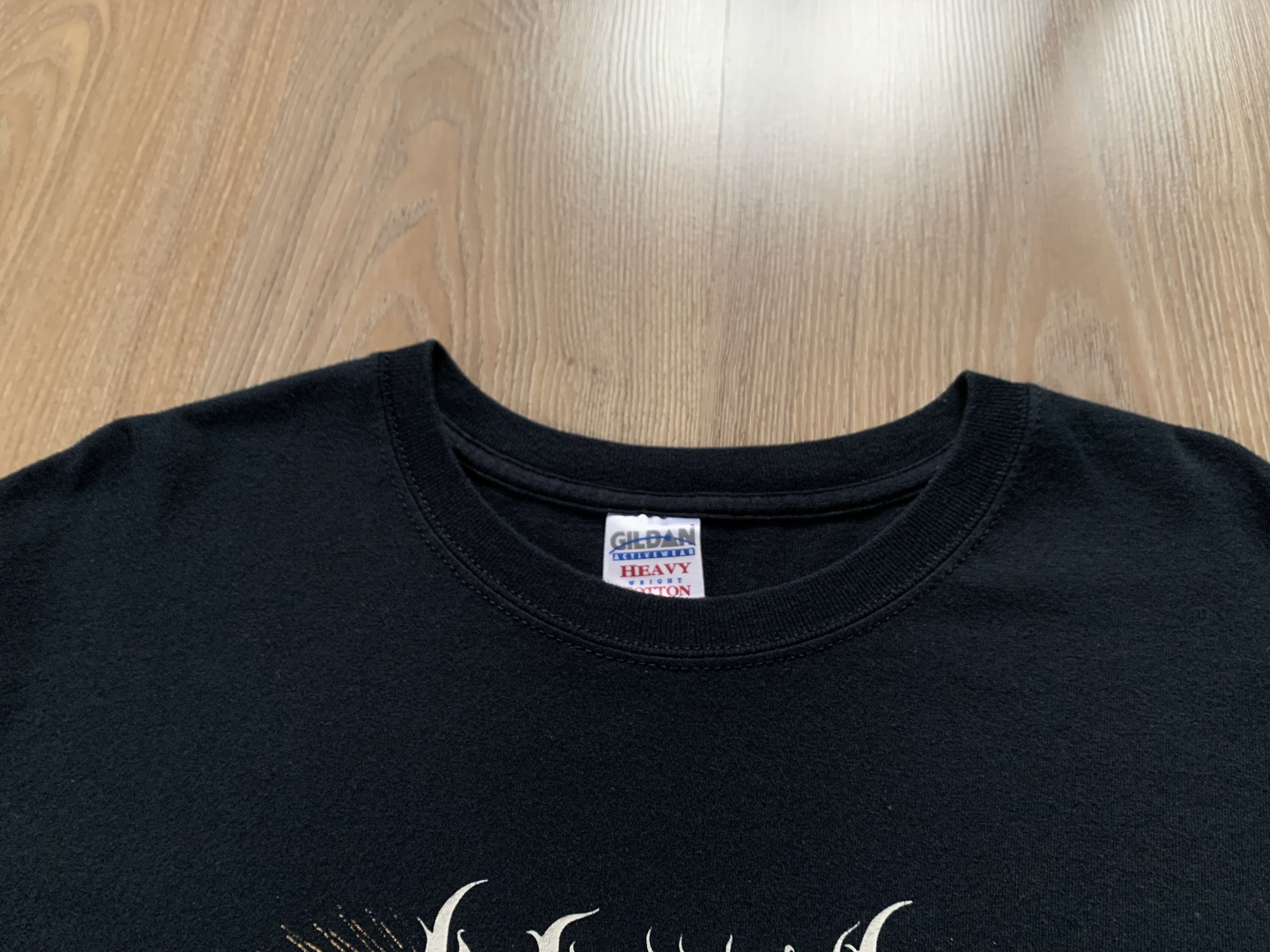 Band Tees × Gildan × Vintage Vintage Behemoth 2006 Black Metal Band T-Shirt Size US L / EU 52-54 / 3 - 4 Thumbnail