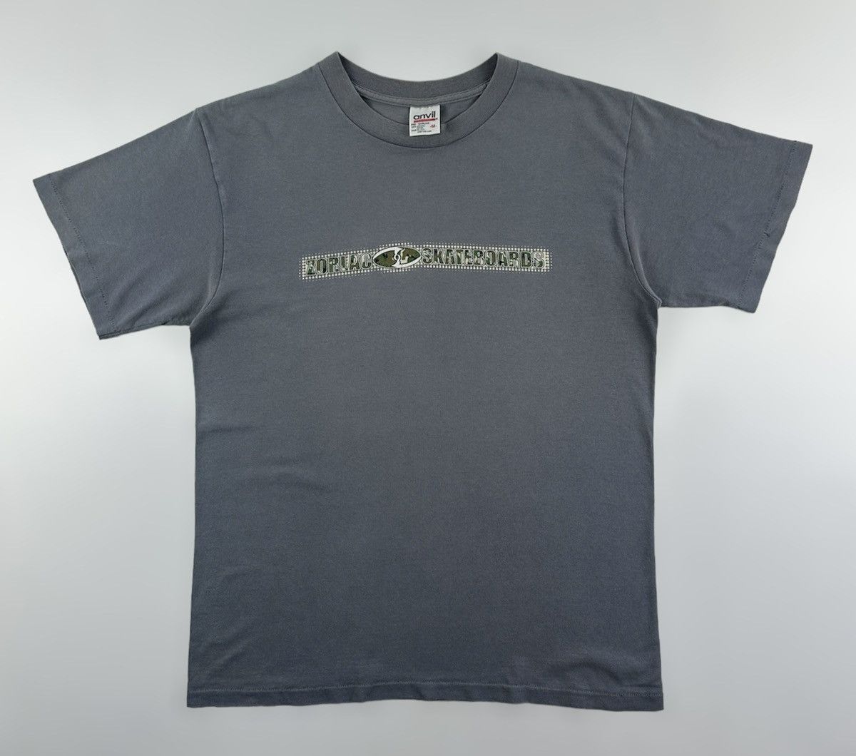 image of Hook Ups x Santa Cruz Skateboards Vintage 90's Zorlac Skateboards Shirt, Men's (Size Medium)
