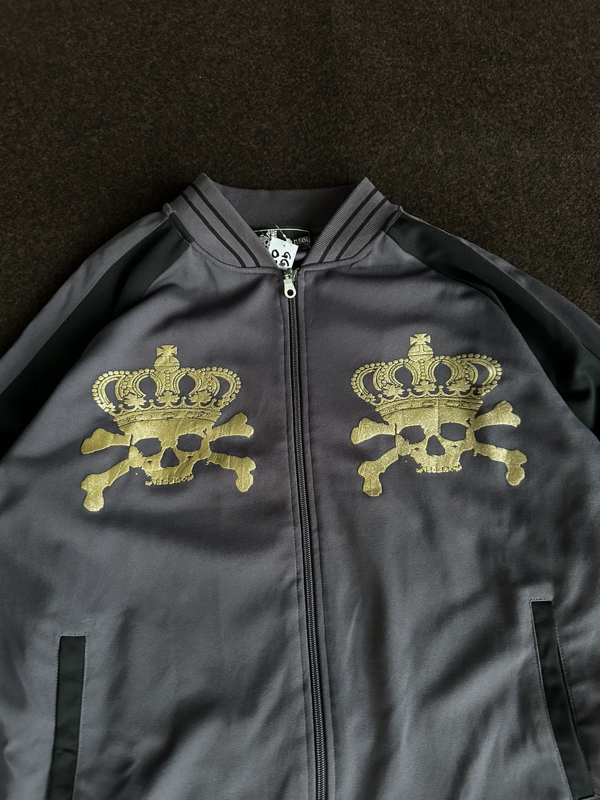 Yasuyuki Ishii King Of Skulls Big Logo Zipper Track Jacket Z91 Size US L / EU 52-54 / 3 - 5 Thumbnail