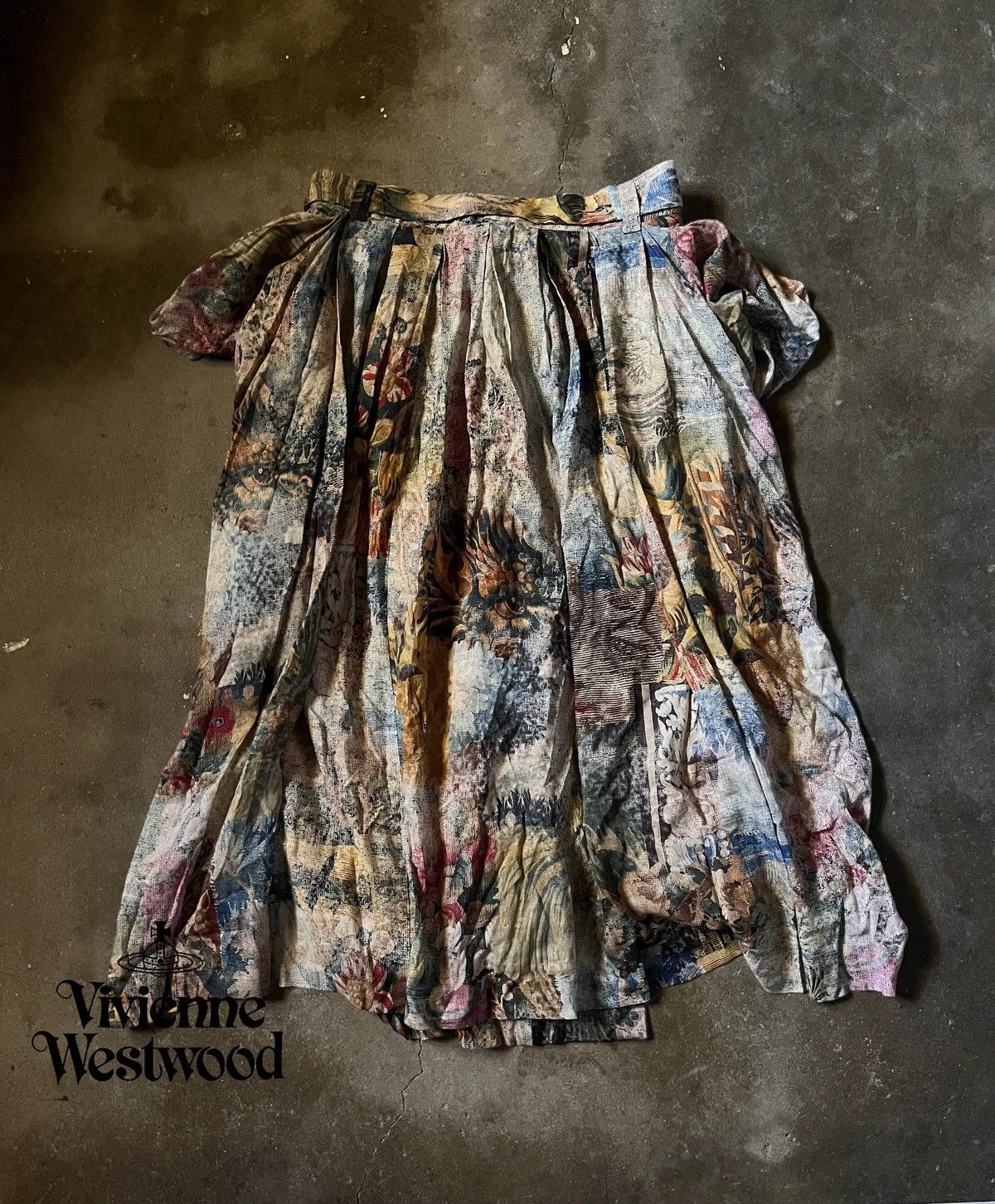 image of Vivienne Westwood Floral Skirt, Women's (Size 30)