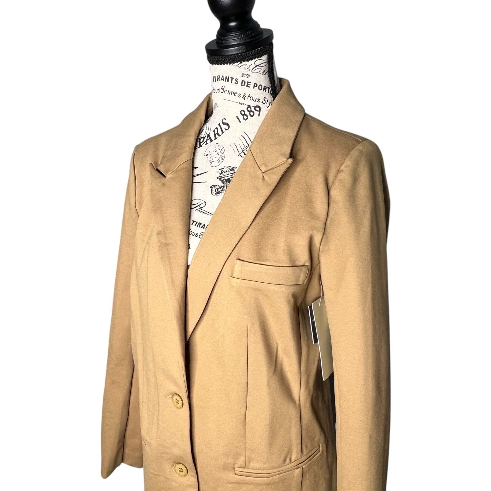 Other Alexis Oversized Button Cuff 2 Pocket Long Sleeve Blazer Size M / US 6-8 / IT 42-44 - 3 Thumbnail