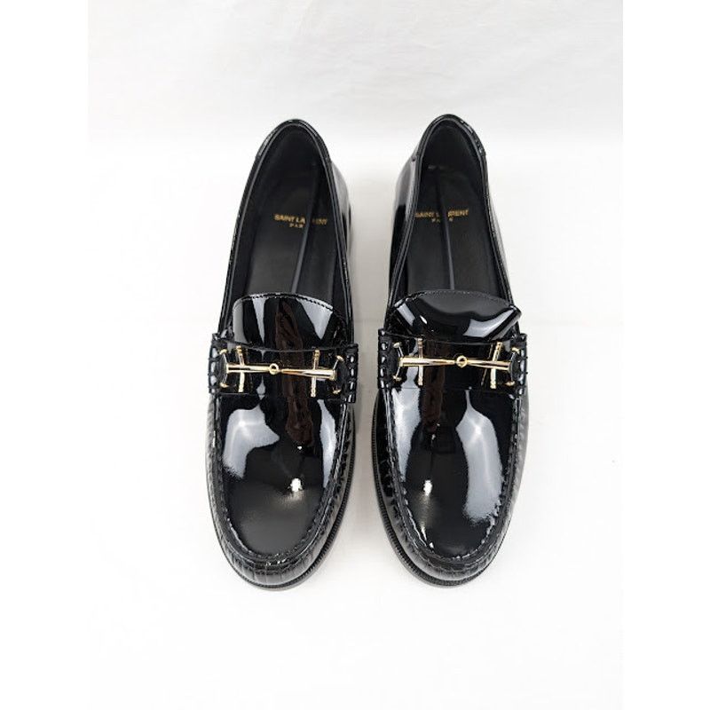 Saint Laurent Paris o1rshd1 Le Loafers 15 in Nero Size US 11 / EU 44 - 16 Thumbnail
