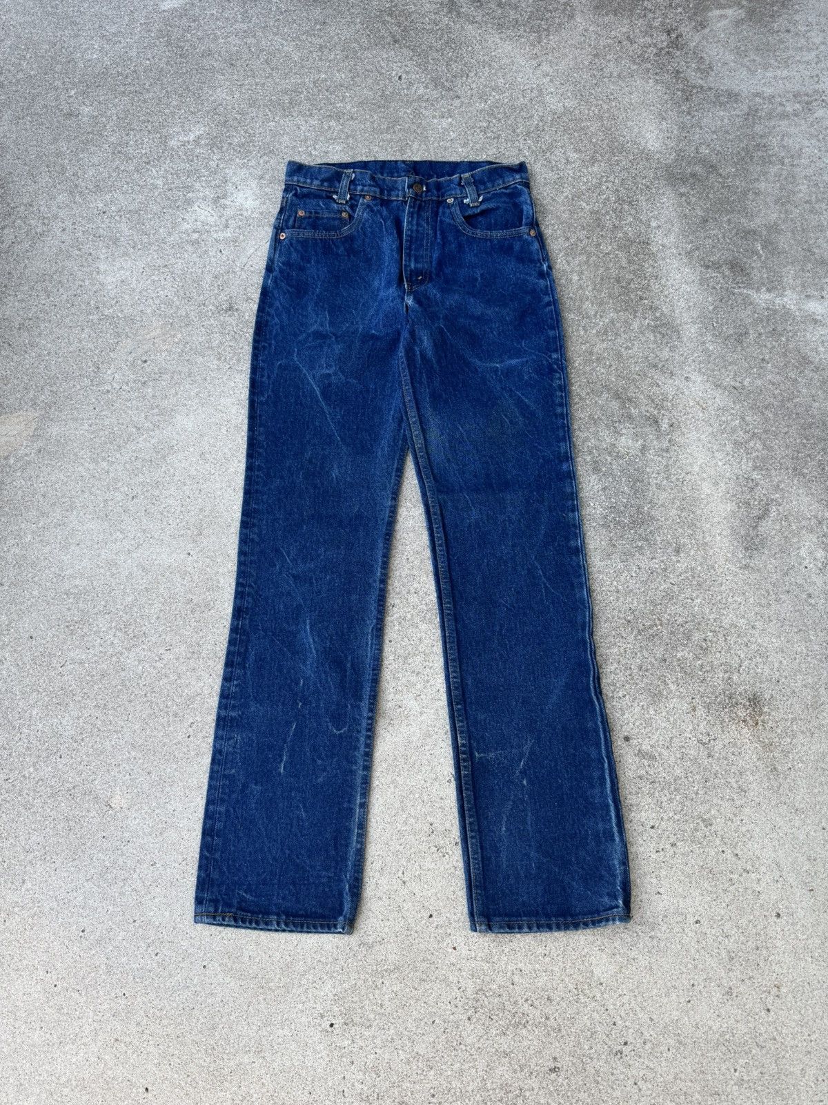 Levi's × Vintage Vintage 80’s Levi’s 509 Slim Fit Straight Dark Jeans 29x31 Size US 29 - 1 Thumbnail