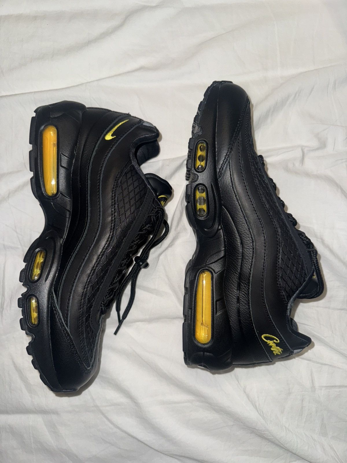 Corteiz × Nike Corteiz x Nike Air Max 95 “Honey Blacks” Size US 9.5 / EU 42-43 - 3 Thumbnail