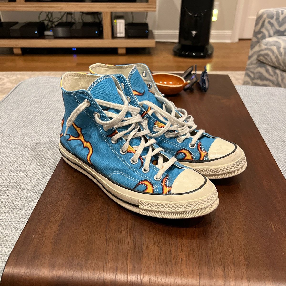 Converse Blue Flames Golf Converse Flames Golf Le Fluer Flame Converse