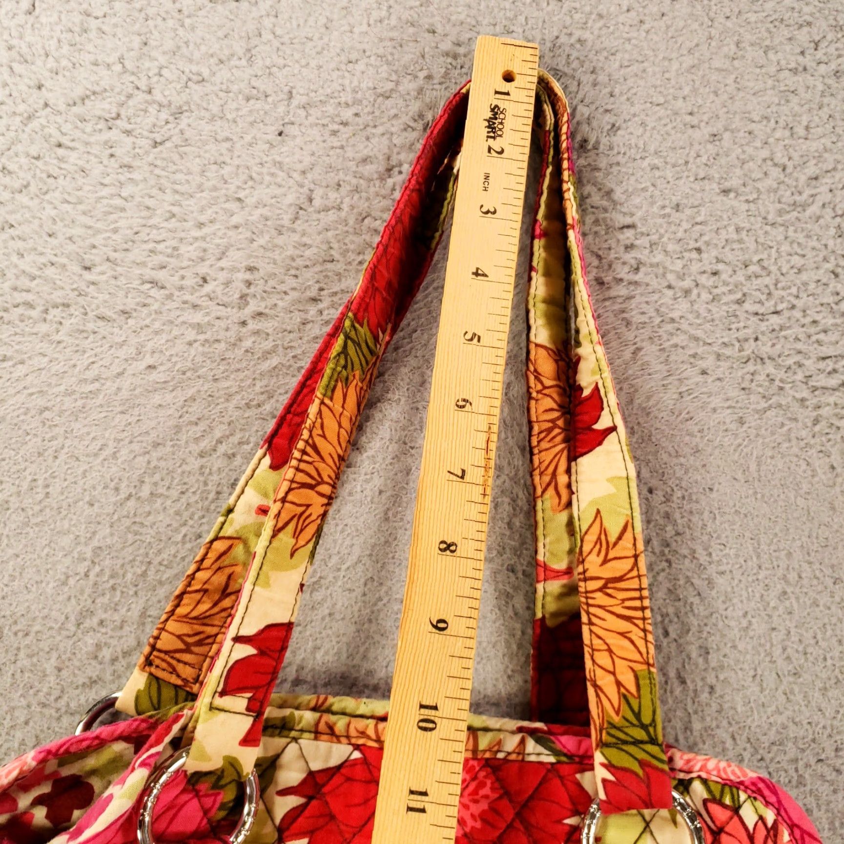 Vera Bradley Vera Bradley Purse Womens Handbag Cosmetic Travel Bag Multicolor Floral Quilted Top Handle Bag Medium Size ONE SIZE - 3 Thumbnail