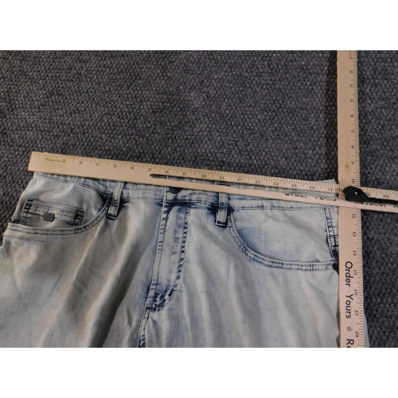 Buffalo David Bitton VINTAGE Buffalo David Bitton Jeans Mens 36x32 Light Wash Max-X Skinny Stretch Denim Size US 36 / EU 52 - 5 Thumbnail