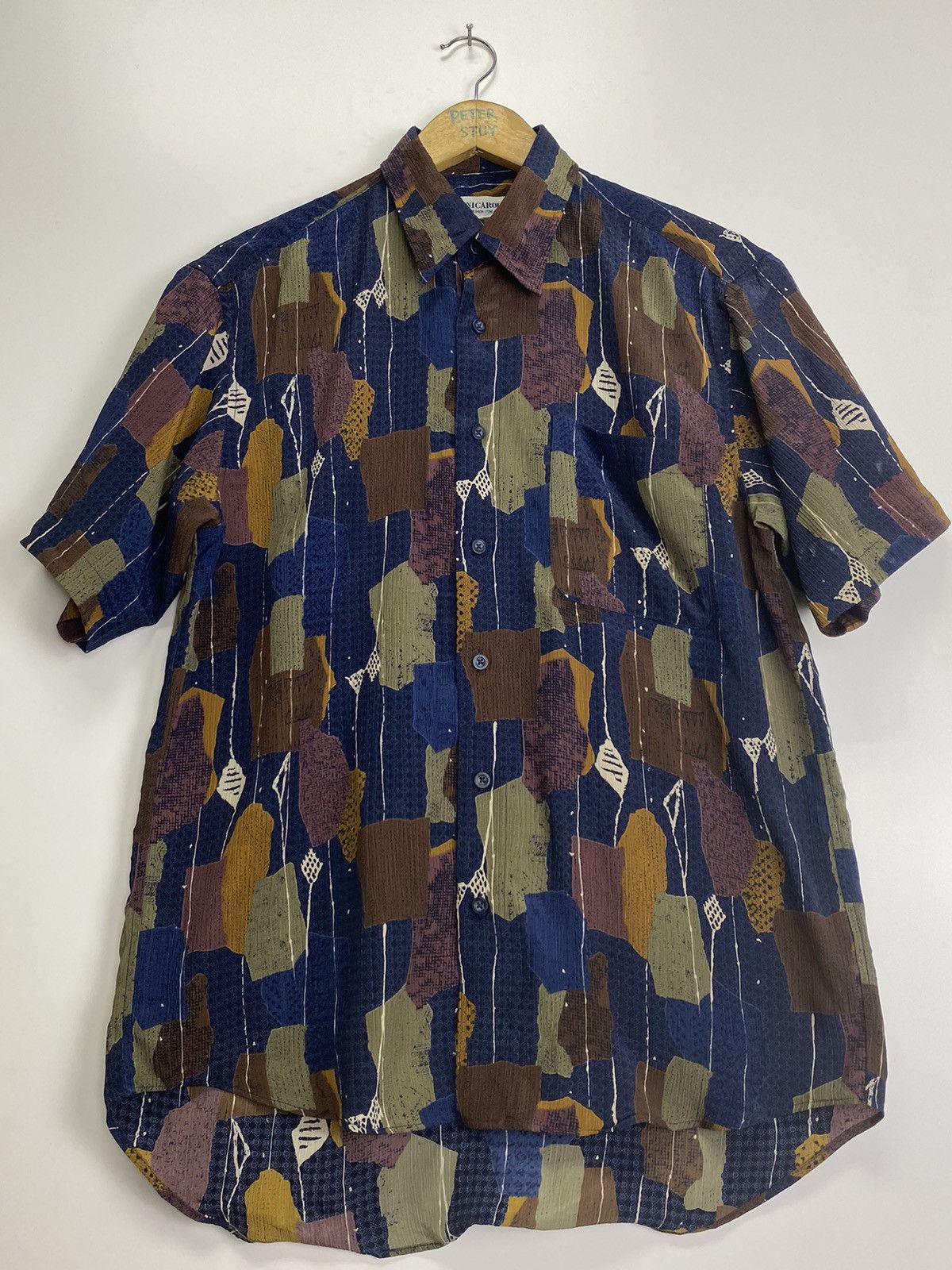 Japanese Brand × Vintage Vintage Ginnicarol button up Size US M / EU 48-50 / 2 - 2 Thumbnail