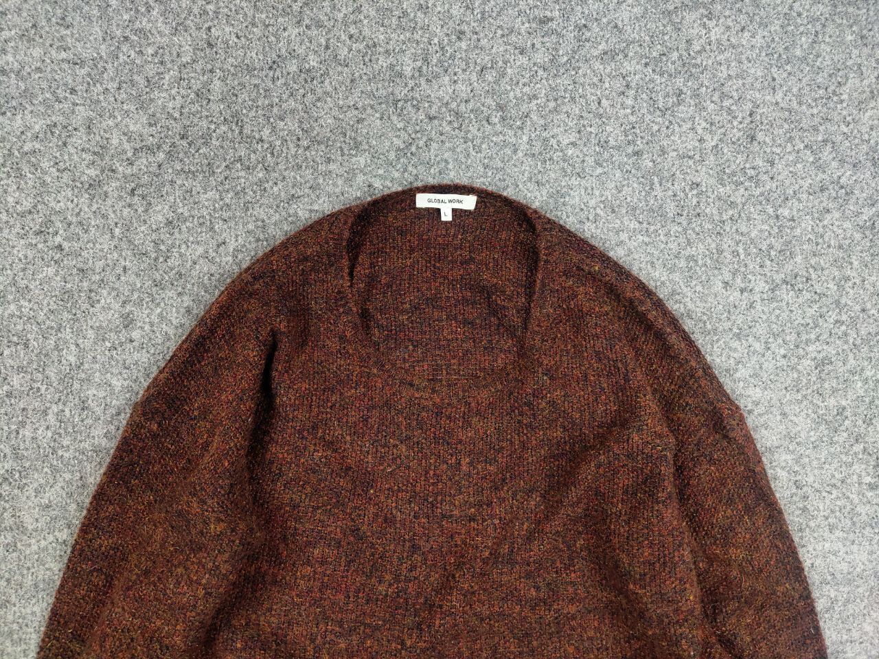 Global Work Global Work Japan Design Light Brown Wool blend Sweater Size L / US 10 / IT 46 - 1 Thumbnail