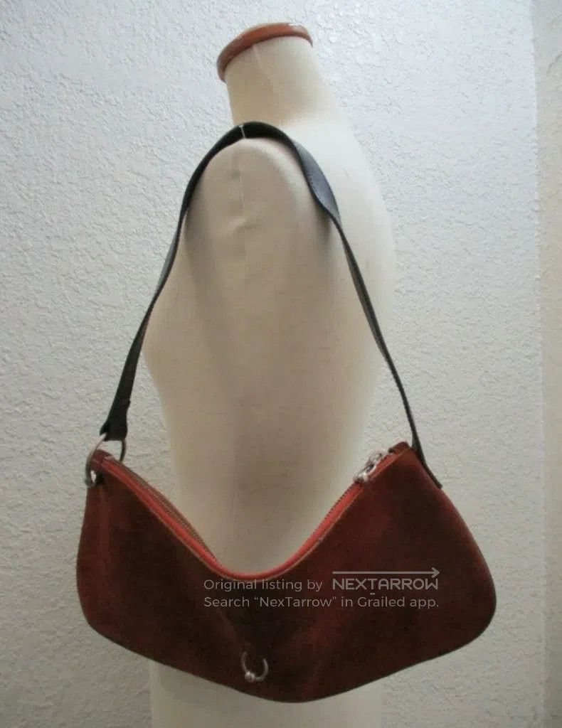 Jean Paul Gaultier Jean Paul Gaultier Bull Nose Ring Brown Leather Bag Crossb Size ONE SIZE - 6 Thumbnail