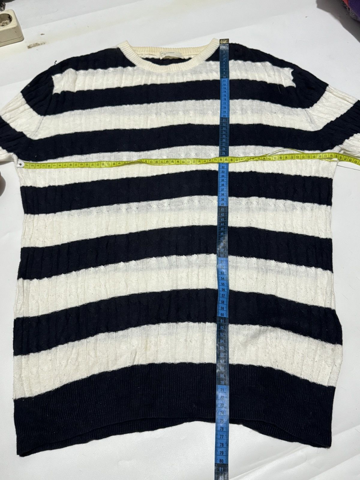 Beauty Beast × Hysteric Glamour × Japanese Brand Japanese Back Number Cable Knit Sweater Size US XL / EU 56 / 4 - 7 Thumbnail