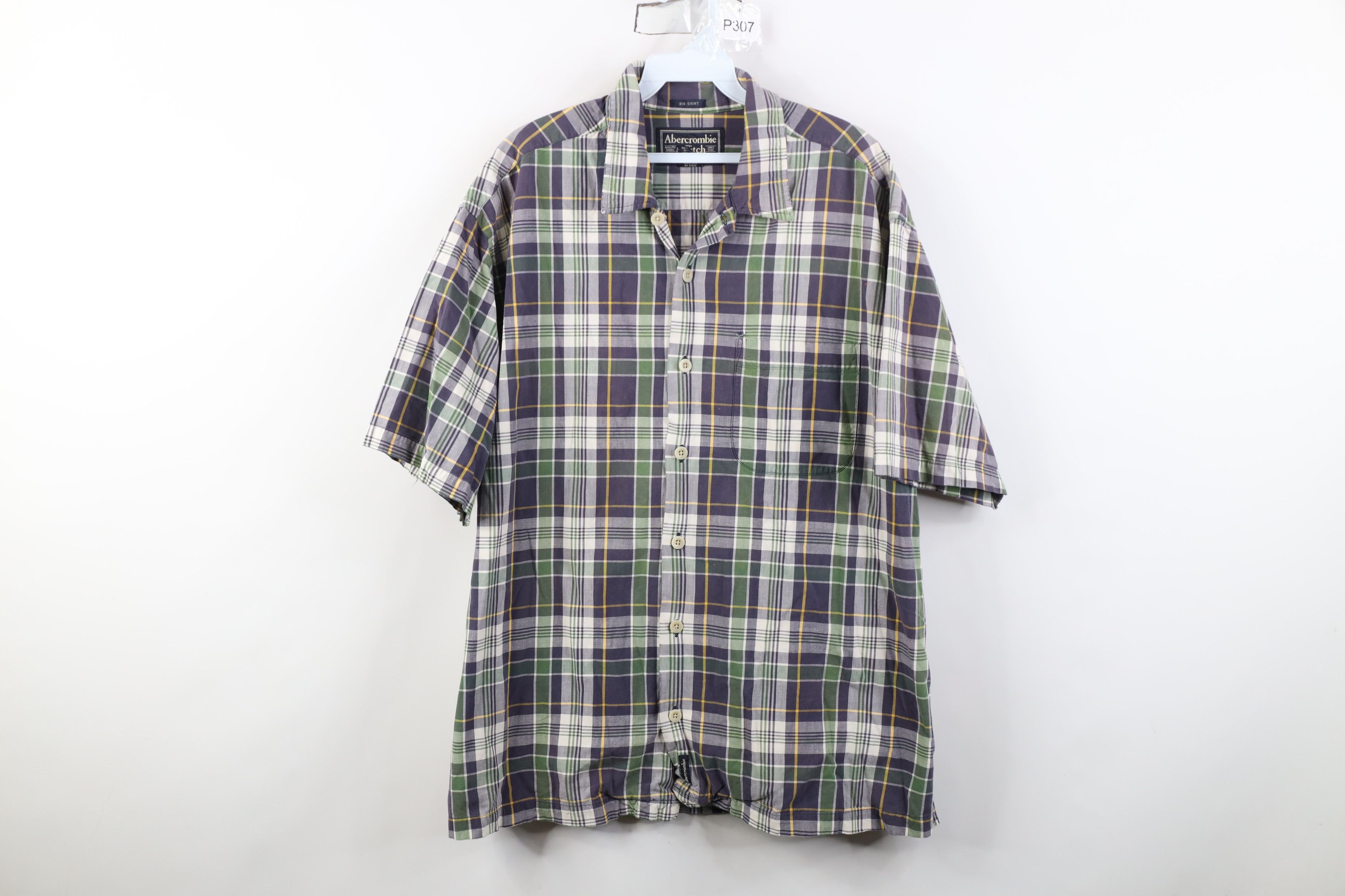 Abercrombie & Fitch Vintage 90s Abercrombie & Fitch Short Sleeve Button Shirt Size US L / EU 52-54 / 3 - 1 Thumbnail