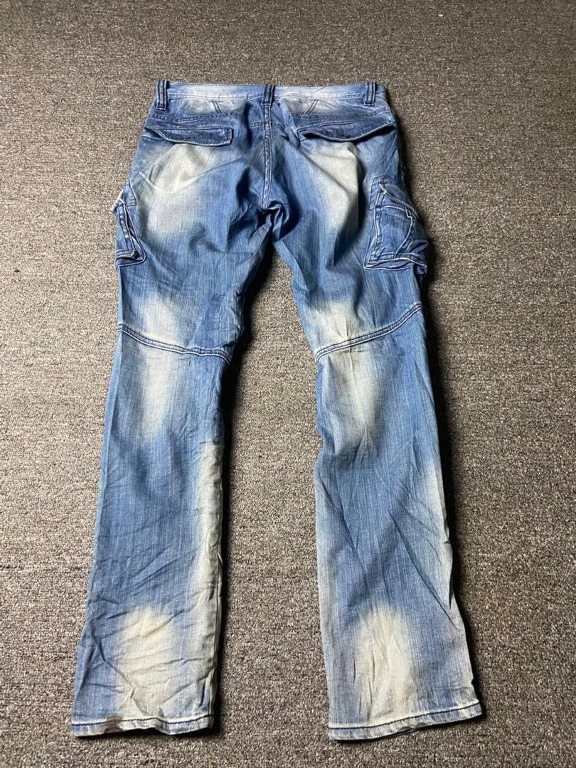 Japanese Brand Voguish Japanese Brand Cargo Denim Pants (155) Size US 32 / EU 48 - 2 Thumbnail