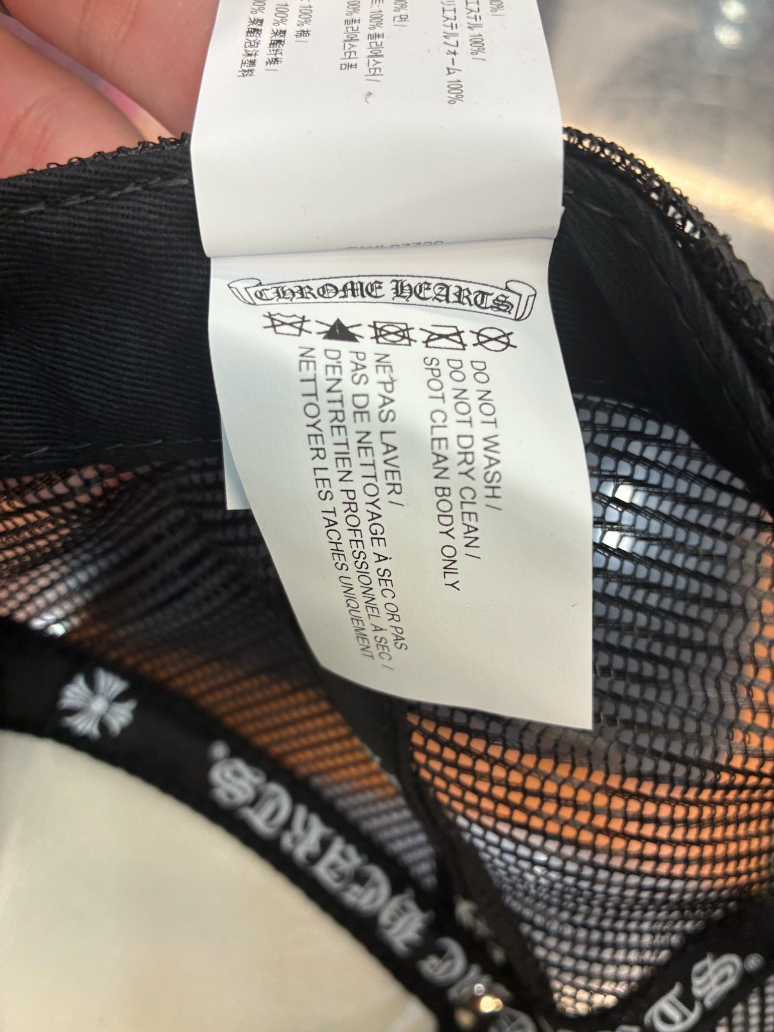 Chrome Hearts Chrome Hearts Hollywood Trucker Hat Size ONE SIZE - 8 Thumbnail