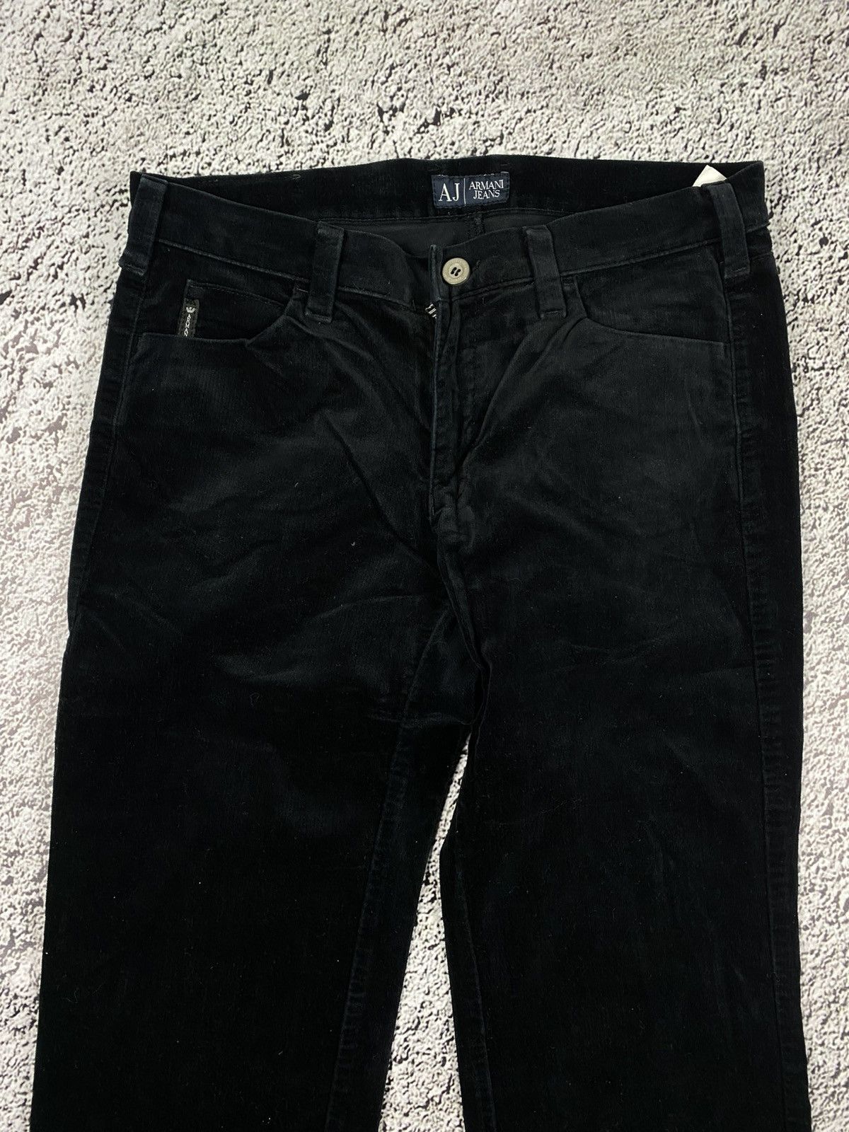 Armani Vintage Y2K Armani Jeans corduroy pants old money style 29 Size 29" - 2 Thumbnail