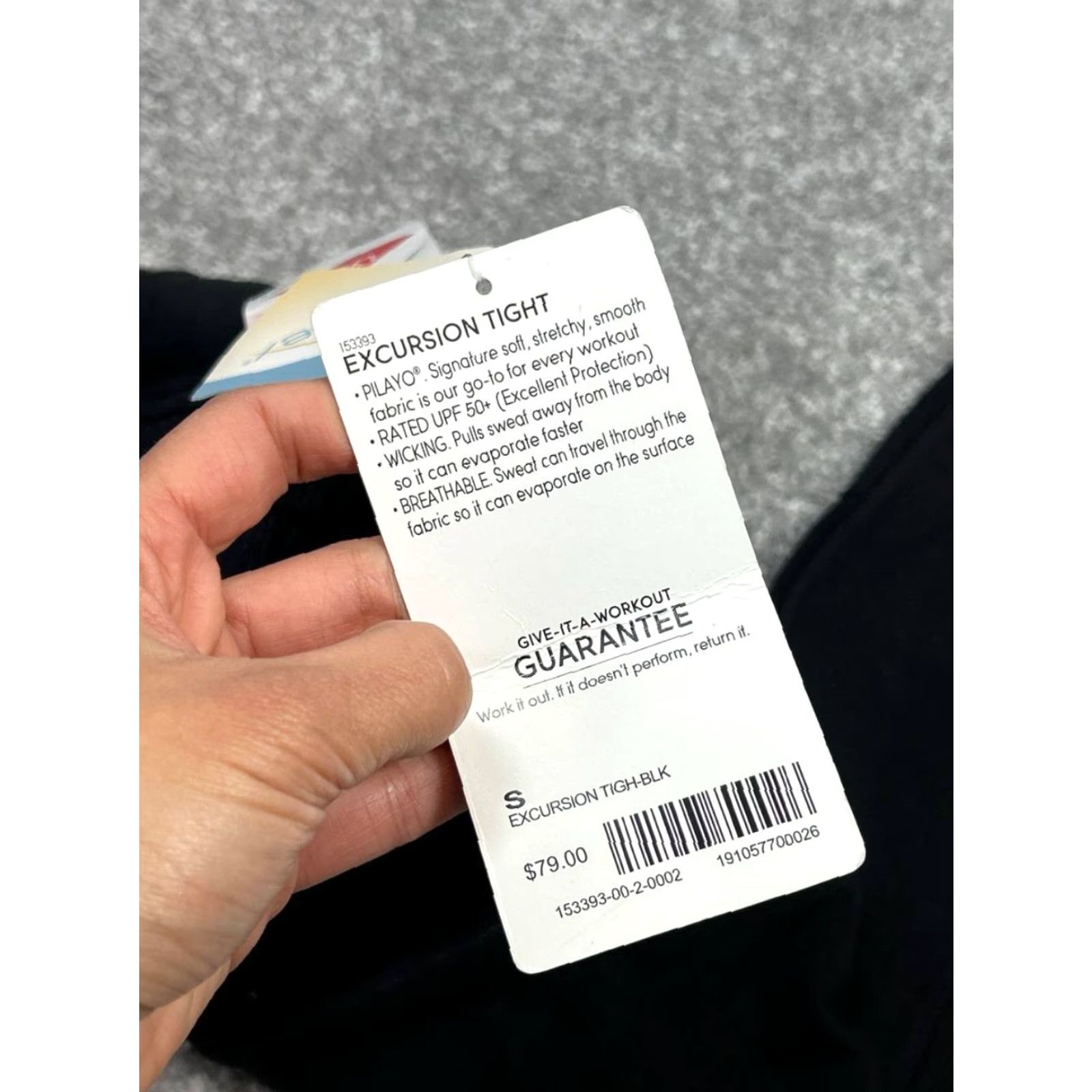 Athleta Athleta Excursion Tight Joggers Womens S Black Nylon Spandex Mid Rise 27.5 Inseam Running Jogging Athleisure Pocket Comfort Easy Care Size 28" / US 6 / IT 42 - 7 Thumbnail