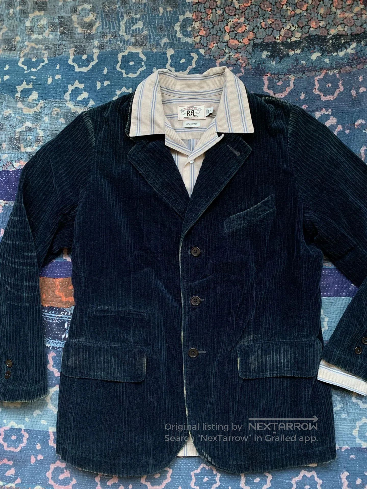 RRL Ralph Lauren RRL Striped Cotton Shirt. Size US S / EU 44-46 / 1 - 1 Thumbnail