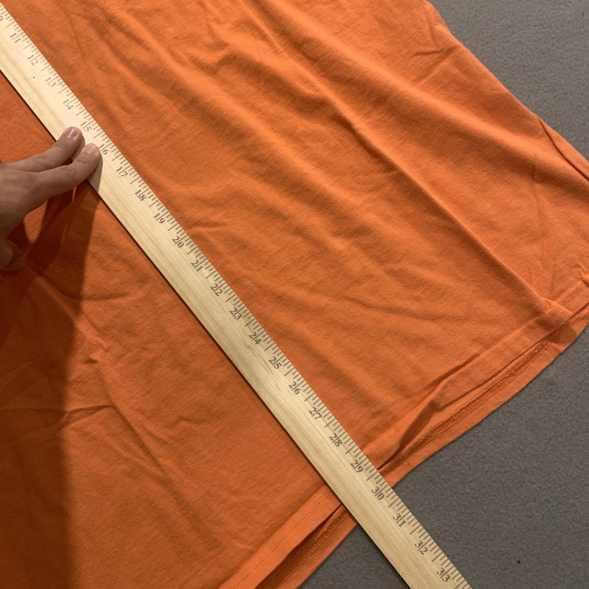 Nike Nike Y2K Short Sleeve Tee Orange XL Grey Tag 2000s Vintage Size US XL / EU 56 / 4 - 8 Thumbnail