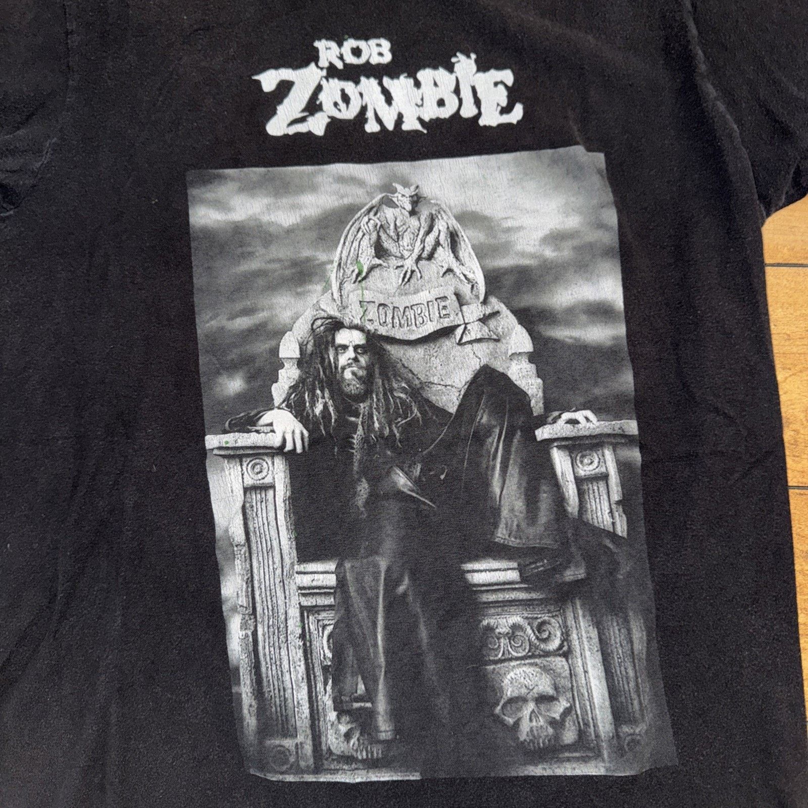 Band Tees × Vintage Rob Zombie Band T-Shirt Black Med 19x27 Size US M / EU 48-50 / 2 - 2 Thumbnail
