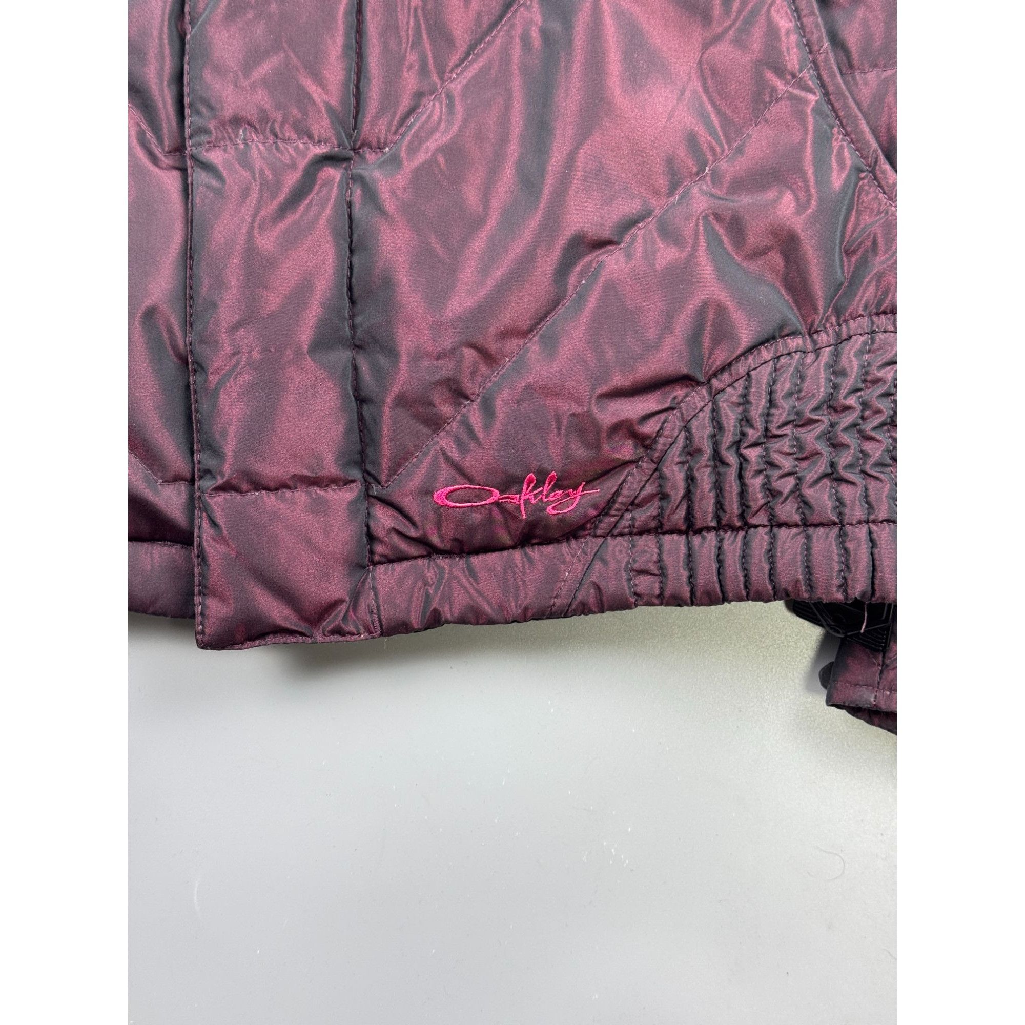 Oakley Vintage Oakley Software Iridescent Puffer Jacket (YG014) Size S / US 4 / IT 40 - 3 Thumbnail