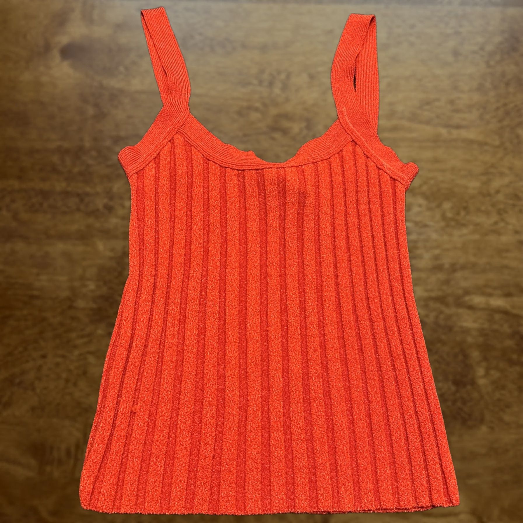 Vintage VINTAGE Knits Landing Red Tank Top Womens L Sleeveless 70s 80s Sparkle Casual Dressy Pattern Solid Size L / US 10 / IT 46 - 1 Thumbnail