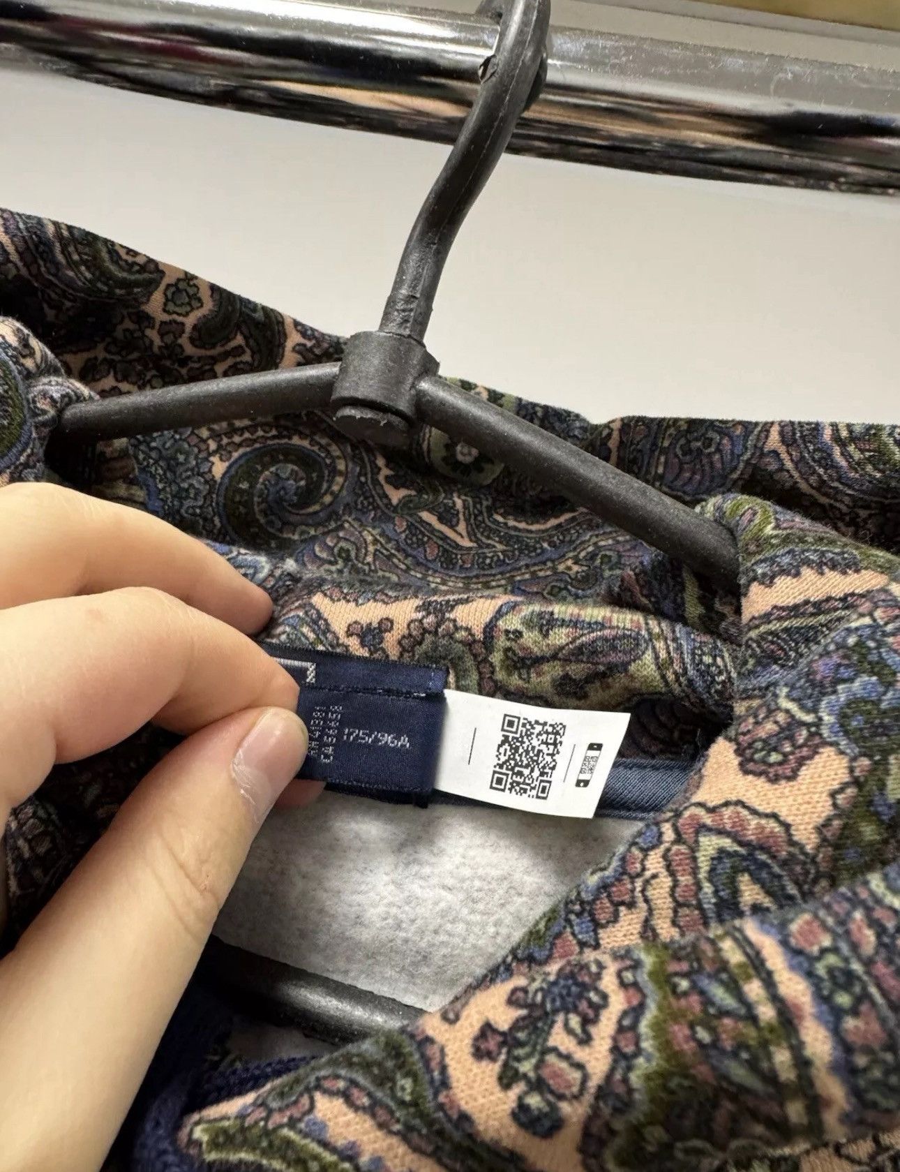 Polo Ralph Lauren × Ralph Lauren Polo Ralph Lauren Paisley Print Hoodie Fleece Men’s M Size Size US M / EU 48-50 / 2 - 6 Thumbnail