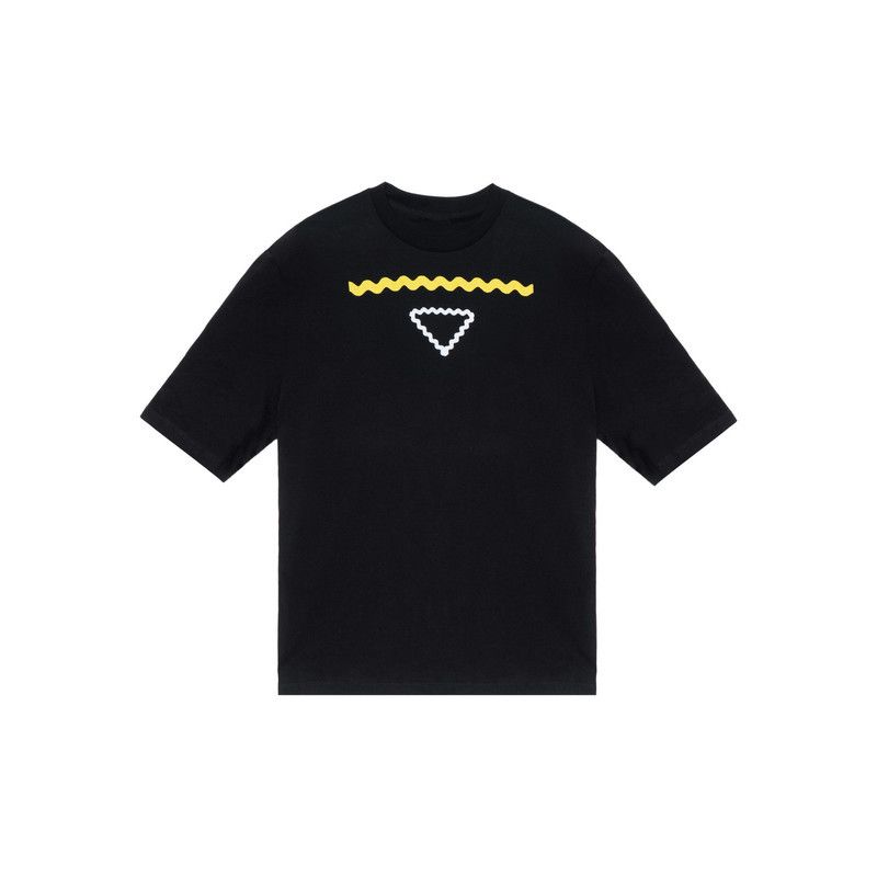Prada Prada SS23 Black Graphic Short Sleeve T-Shirt Size US L / EU 52-54 / 3 - 1 Thumbnail