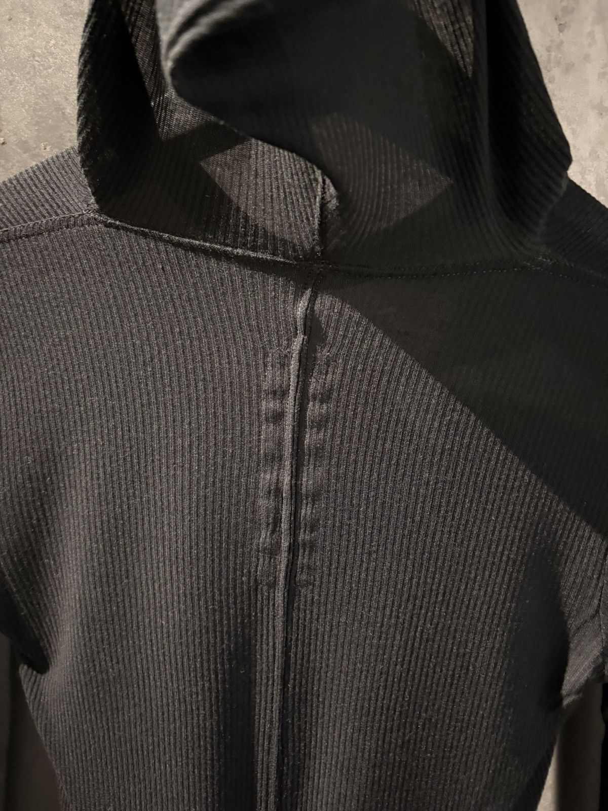 Rick Owens RICK OWENS CROPPED RIB KNIT TEE Size S / US 4 / IT 40 - 4 Thumbnail