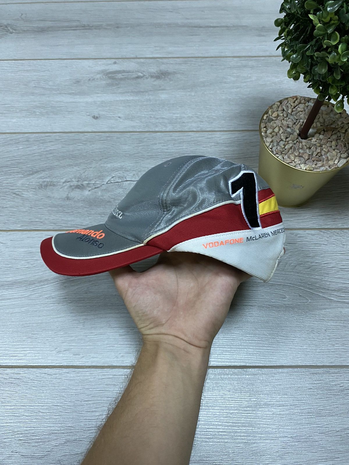 Mercedes-Benz Mercedes Benz Fernando Alonso Mclaren vintage racing cap Size ONE SIZE - 2 Thumbnail
