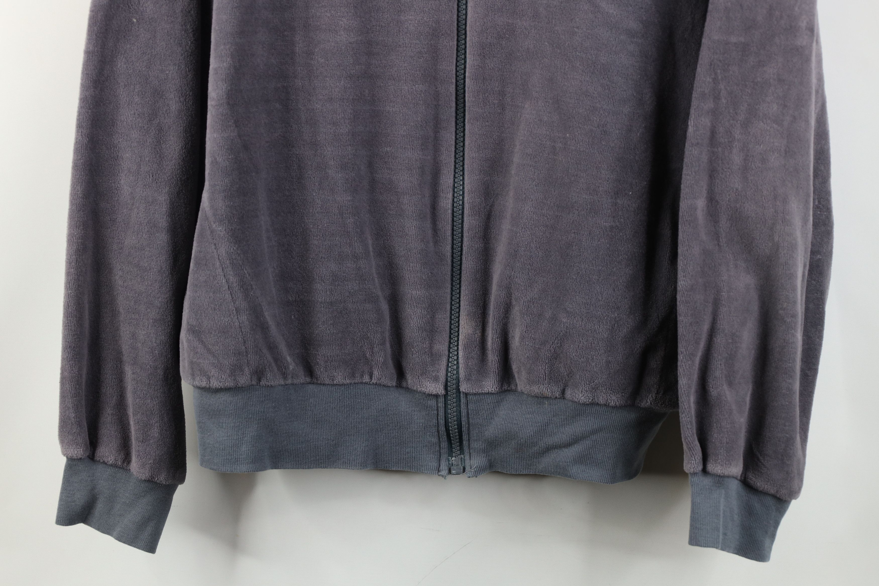 Vintage Vintage 70s Streetwear Boxy Fit Velour Track Jacket USA Size US XL / EU 56 / 4 - 3 Thumbnail