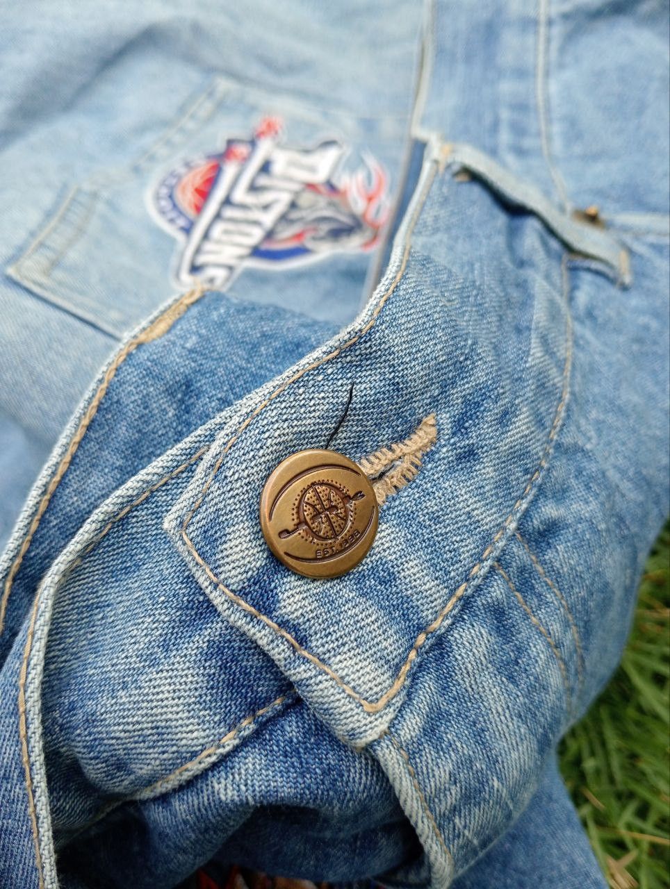 NBA Vintage Unk NBA Embroidery All Team Big Size Jeans Size US 40 / EU 56 - 10 Thumbnail