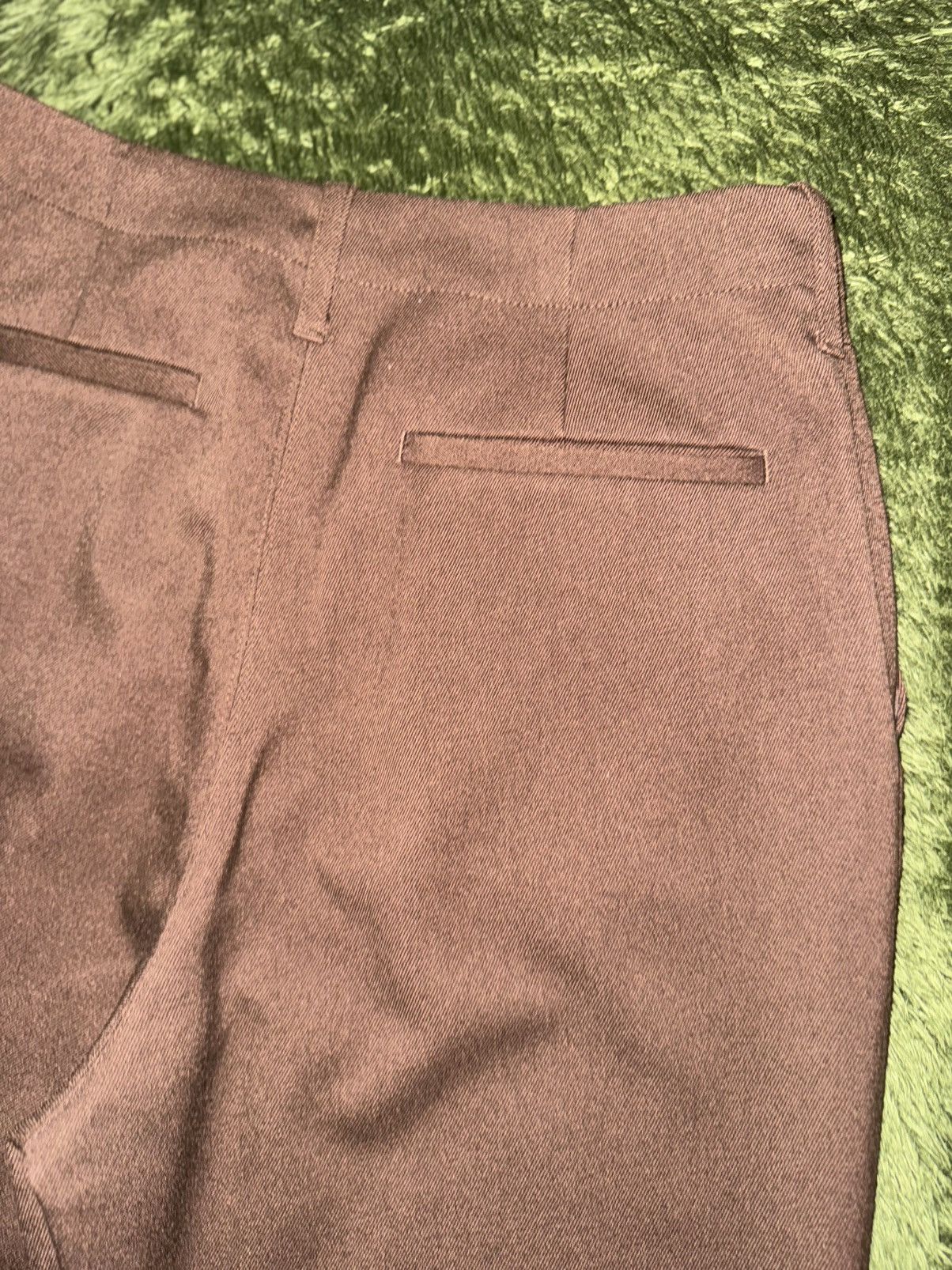 Beams Japan [S] Freak’s Store Poly viscose Slit Trousers Brown Size US 29 - 11 Thumbnail