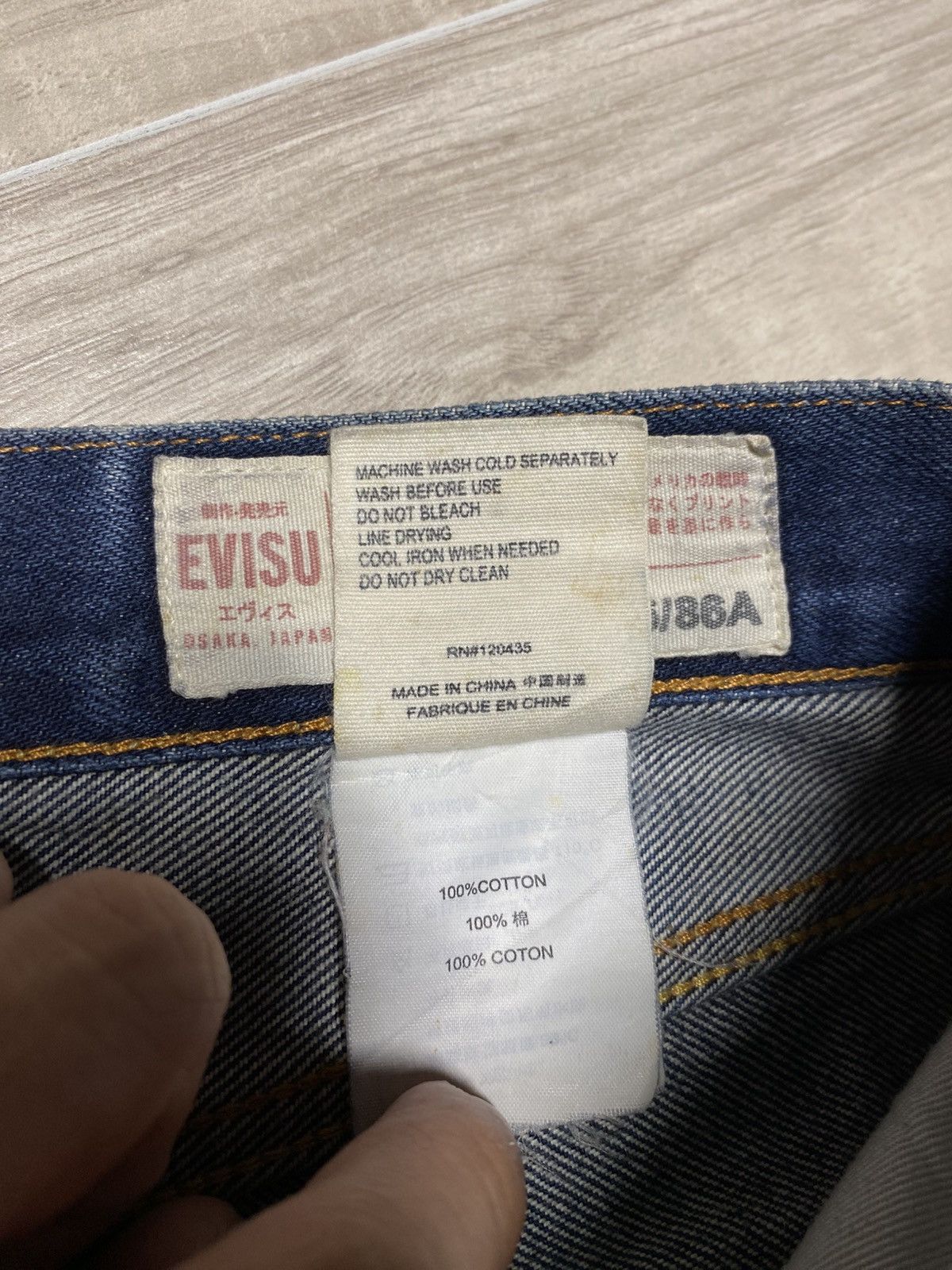 Evisu Vintage Evisu Japanese Denim Y2K Men’s Jeans Size 35 Size US 35 - 11 Thumbnail