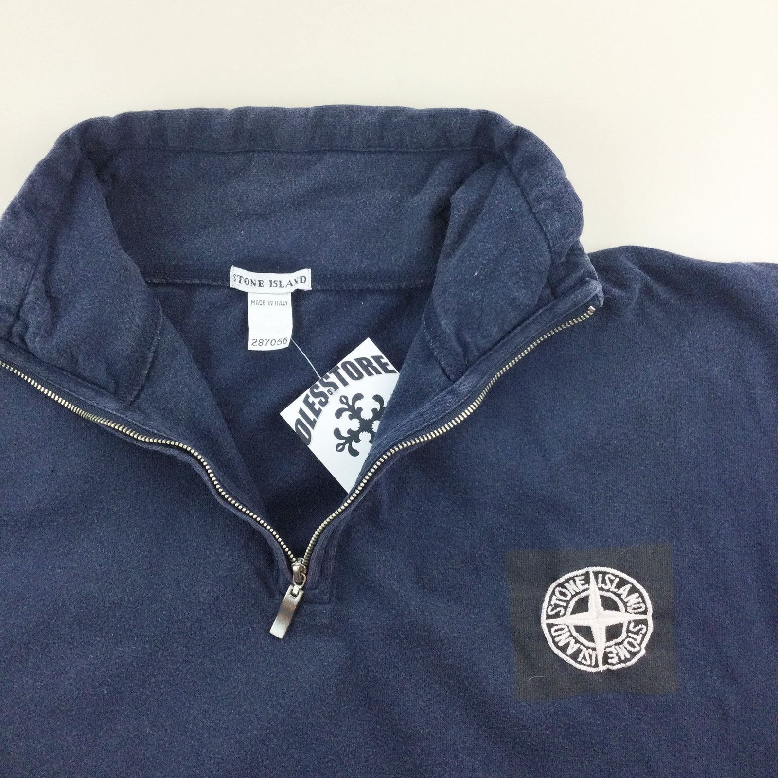 Stone Island Stone Island 90s 1/4 Zip T-Shirt - Medium Size US M / EU 48-50 / 2 - 3 Thumbnail