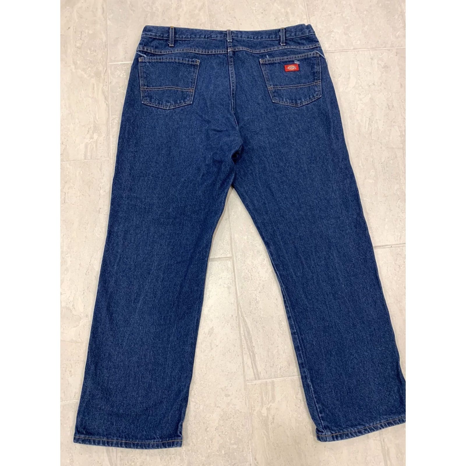 Dickies Dickies Jeans Shirt? No, it's Men's 42X32 Dickies Regular Fit Straight Leg Dark Wash Denim Jeans C993RNB Size US 42 / EU 58 - 4 Thumbnail